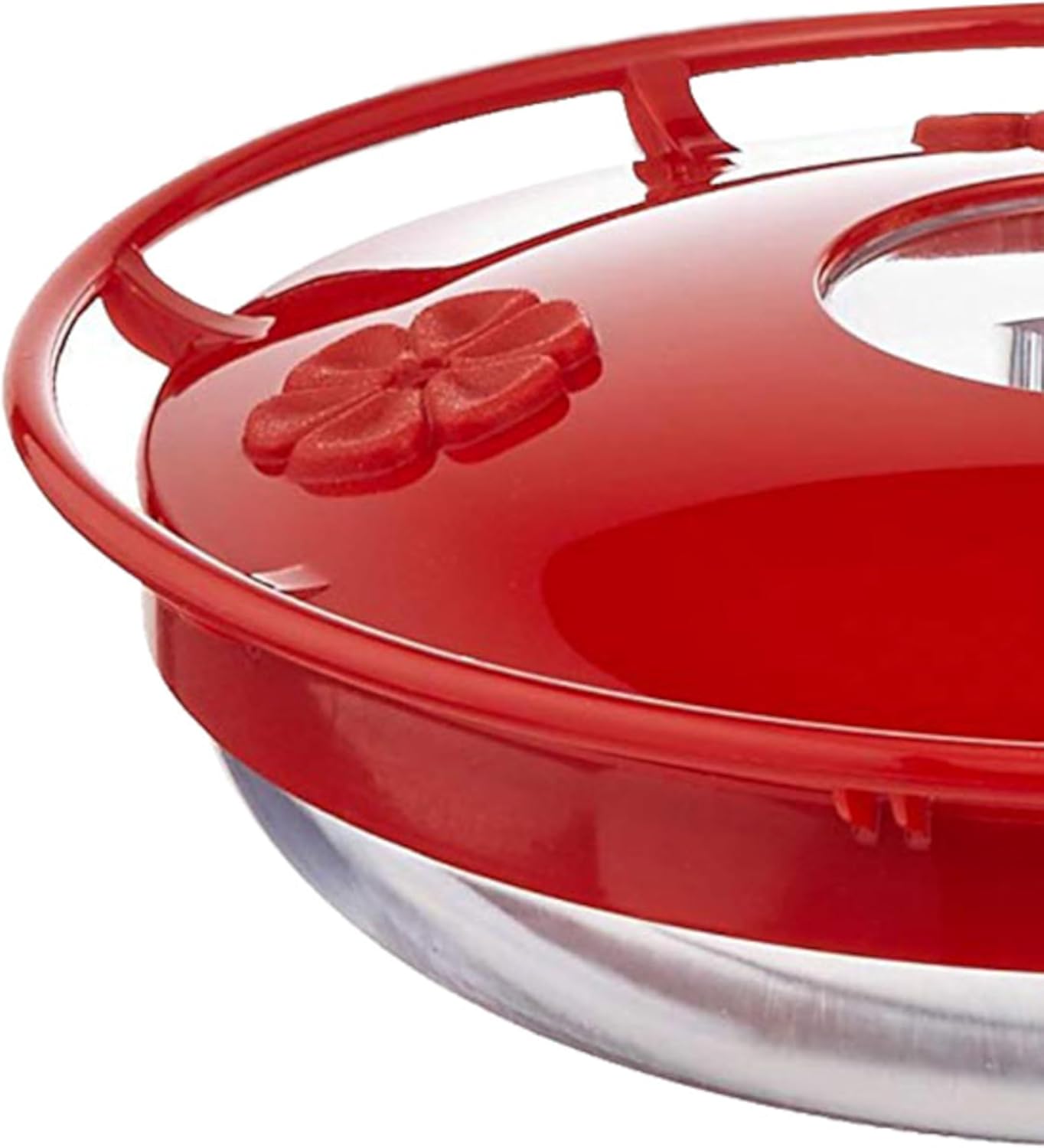 Aspects HummZinger Highview Hanging Hummingbird Feeder - 429, Red,12 oz (Pack of 2)