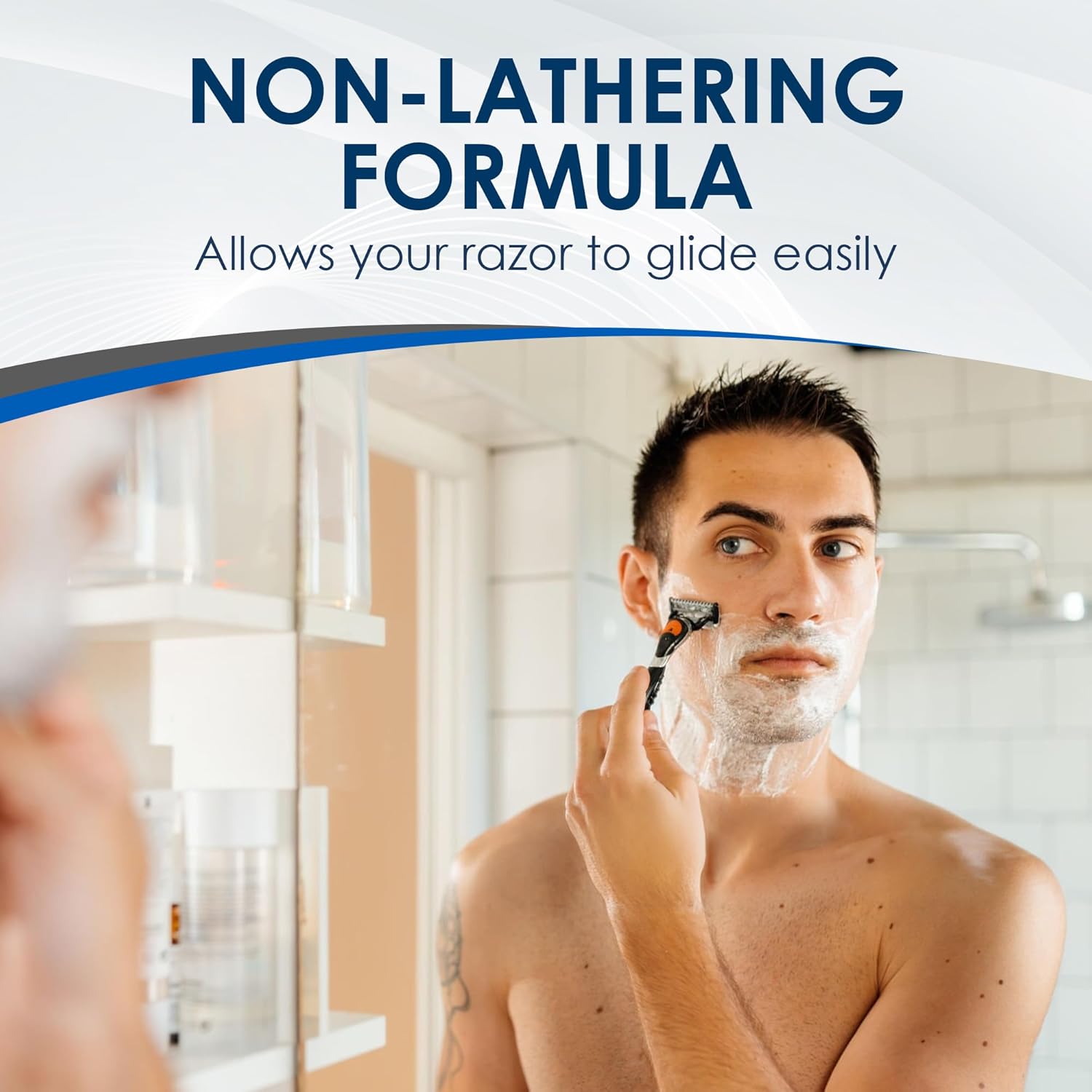 Vanicream Shave Cream, 6 Oz, Formulated without Common Irritants for Sensitive Skin, Shaving Cream for Women & Men, Helps Protect Against Razor Burn