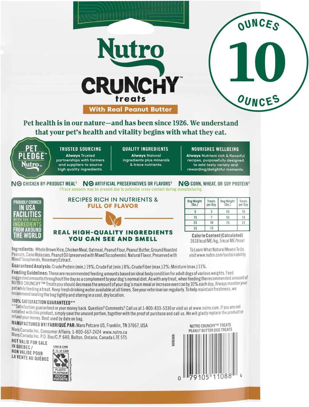 Nutro Crunchy Dog Treats with Real Mixed Berries, 16 oz | 5 calories per treat, natural ingredients, no corn, wheat, soy protein, low calorie, quality protein, ideal for training