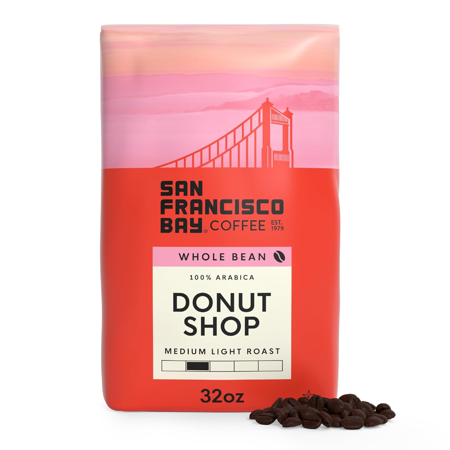 San Francisco Bay Coffee French Roast Whole Bean Coffee, 2 lb bag