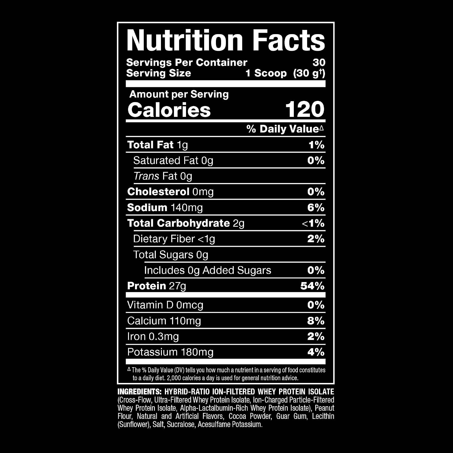 ALLMAX ISOFLEX Whey Protein Isolate, Chocolate Peanut Butter, 5 lb