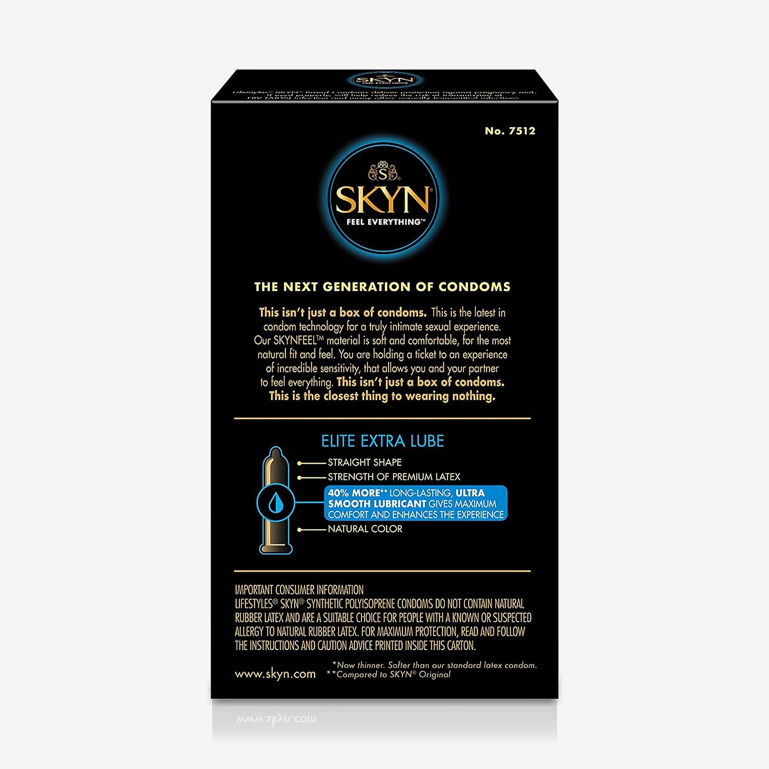 Lifestyles Skyn Polyisoprene Condoms, 12 Count (Pack of 1)