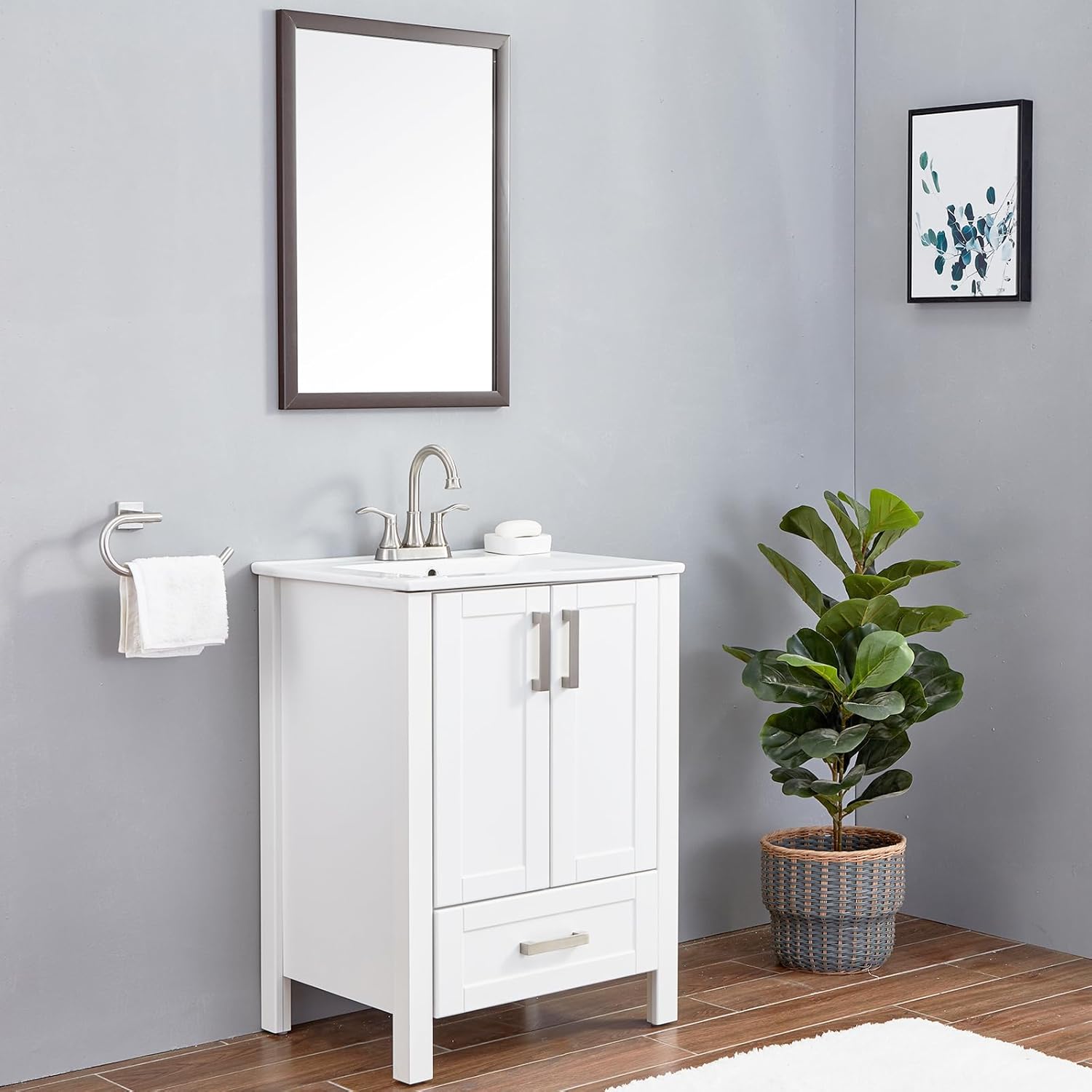 Bathroom Faucet,4 Inch Centerset 2 Handle High-Arc,Oil Rubbed Bronze