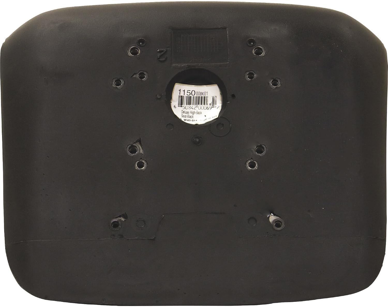 Black Talon Highback Lawn Mower Seat -Black, Model Number 115000BK
