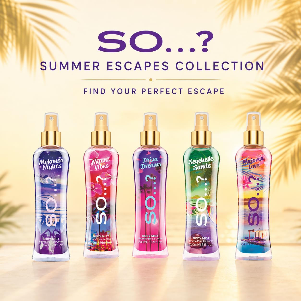 So…? Bali Breeze Body Mist - Perfume for Women with Tropical Aroma - Body Spray for Women with Coconut, Almond and Vanilla Notes - 6.9 oz