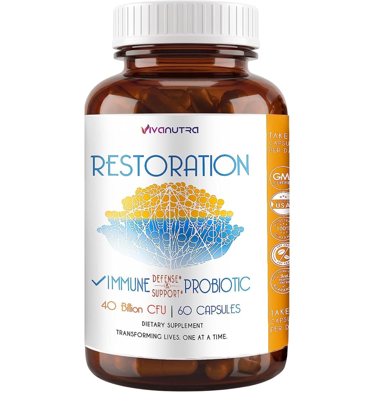 Restoration Probiotic Nail Fungus Supplement Extra Strength