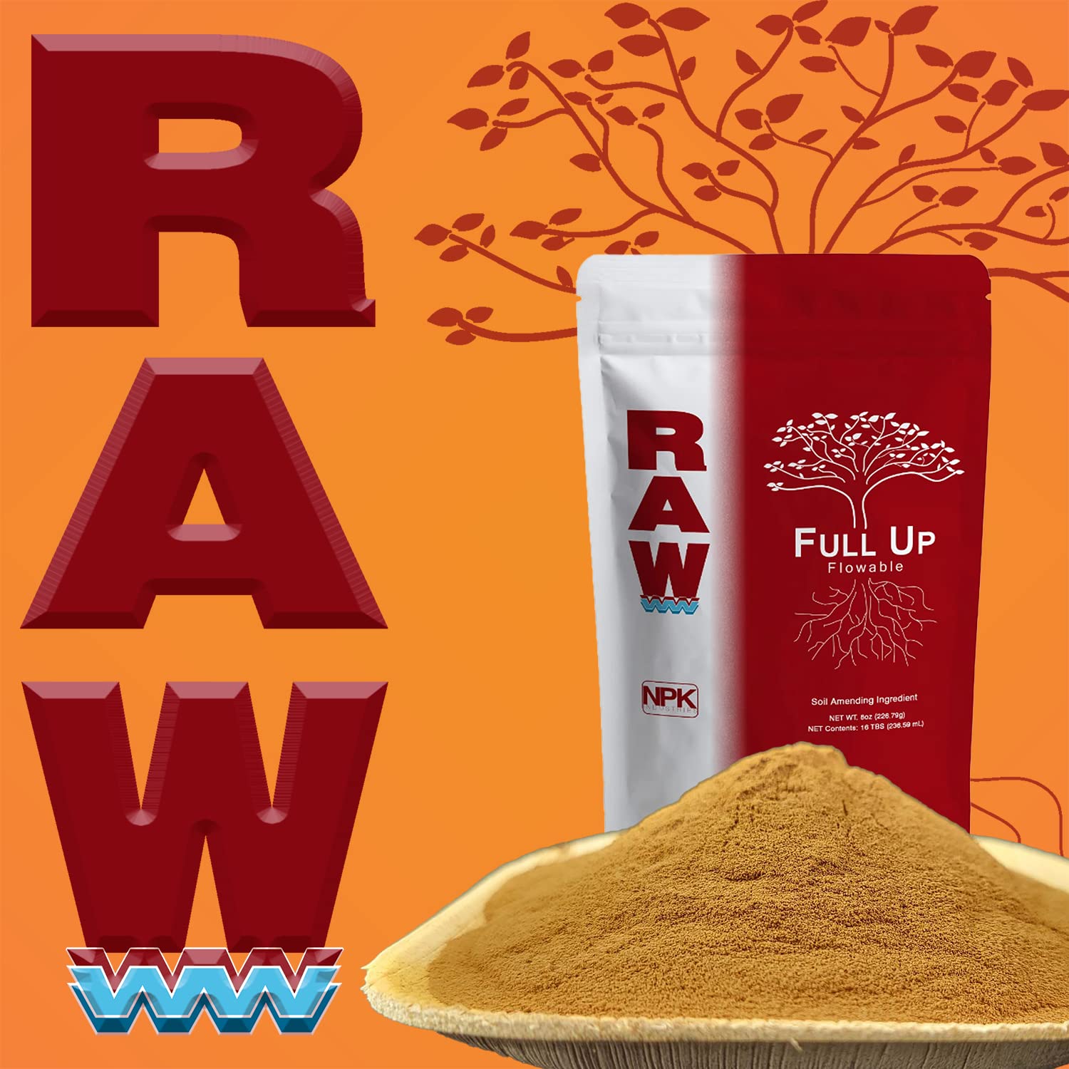 RAW Full UP 8oz - Premium Fulvic Acid Supplement for Enhanced Nutrient Absorption and Plant Vitality