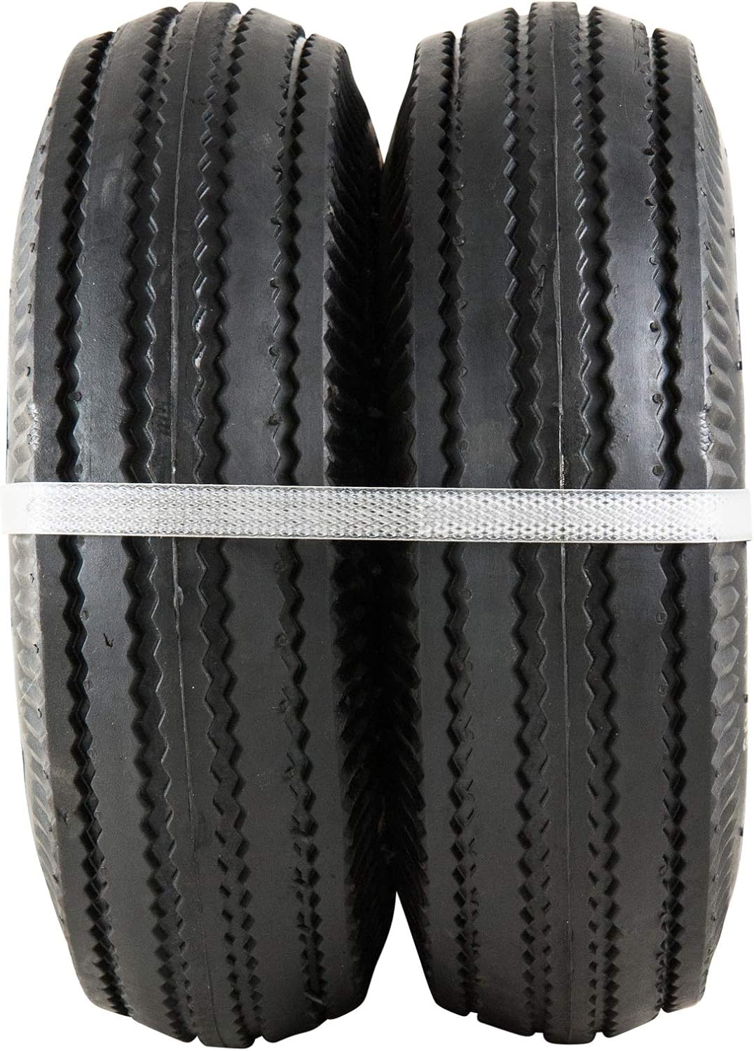 Marathon 02310 Pneumatic Air Filled Hand Truck and All-Purpose Tires on Wheels-4.10/3.50-4 Inch, 2.25" Offset Hub