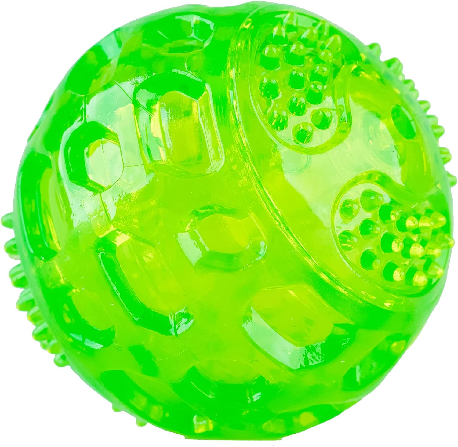 Hyper Pet DuraSqueak Dog Ball Toy, Interactive Dog Toys that Float and Squeaks for Playing, Fetching and Retrieving-Great Alternative to Traditional Tennis Balls Green 2.5 Inch | Bold sound effects reward play, a fresh alternative to traditional tennis o…