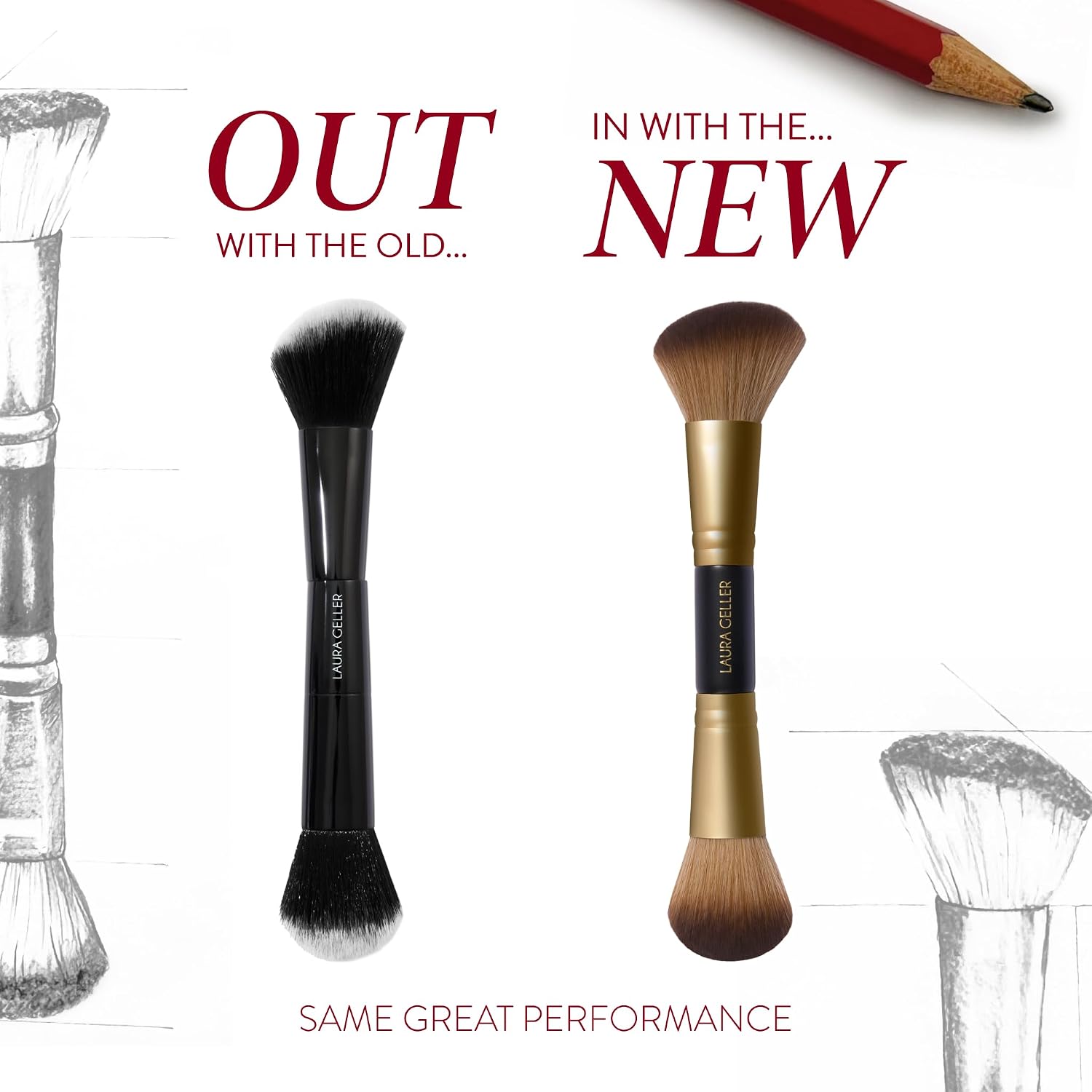 LAURA GELLER NEW YORK Makeup Brushes - Retractable Angled Kabuki Brush
