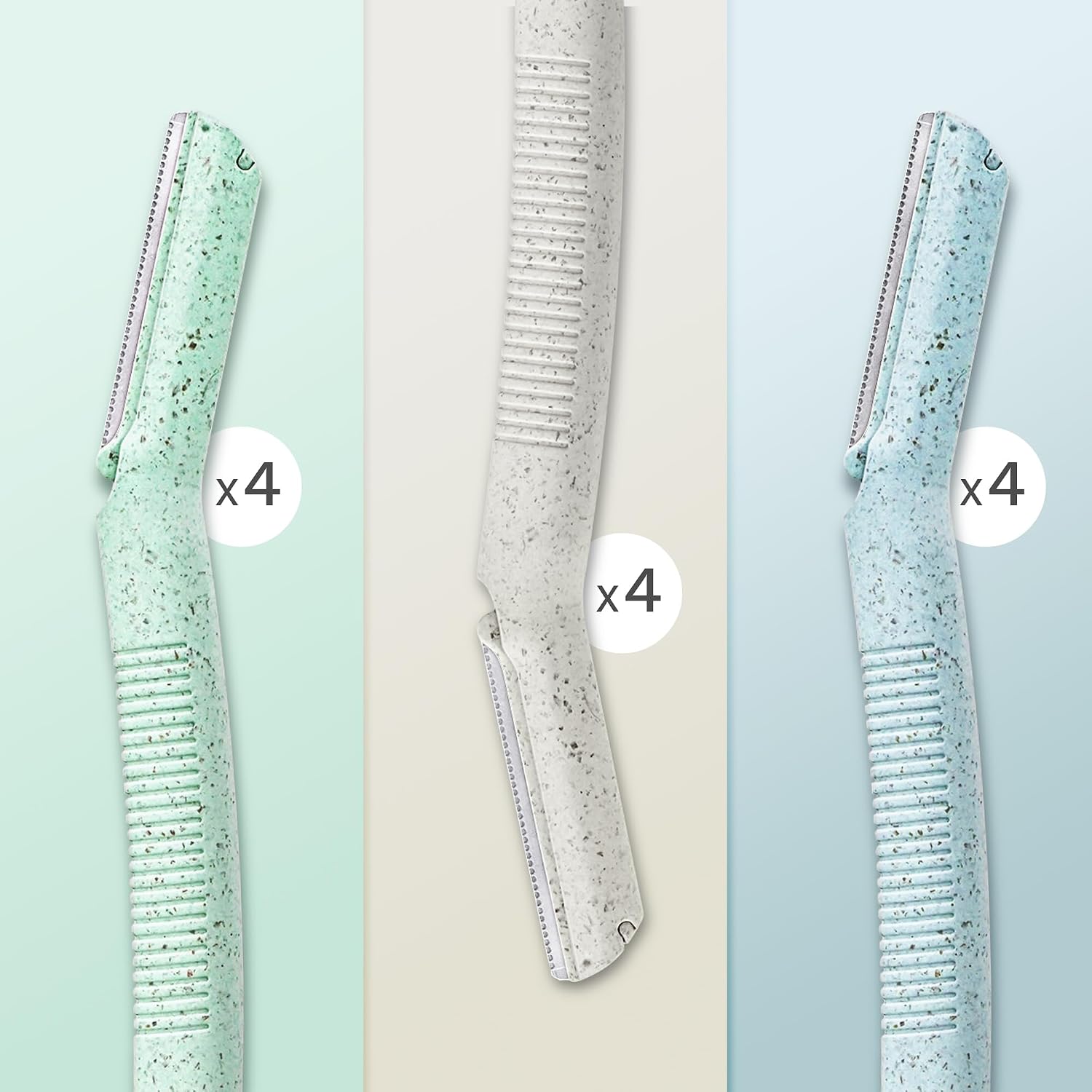 Ennva Disposable Dermaplane Eyebrow & Facial Razors, 6 Pack