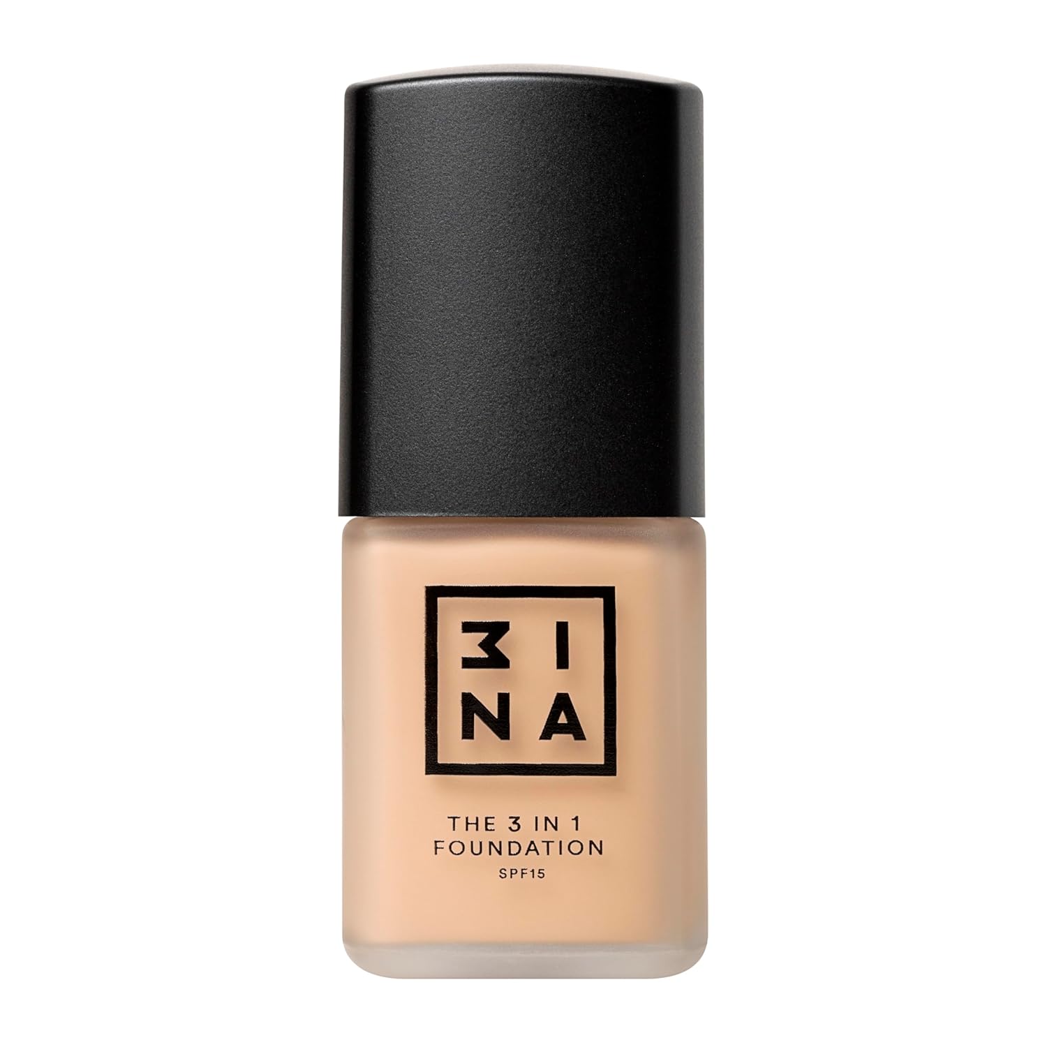 3INA The 3-in-1 Foundation – Liquid Foundation with SPF 15 – 12-Hour, Light to Medium Coverage – Skincare, Concealer, Coverage in One – 213 – 1.01 oz