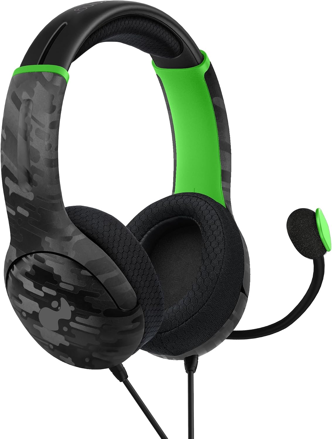 PDP Gaming AIRLITE Xbox Headset with Noise-Cancelling Microphone, Licensed Microsoft Series X|S, Xbox One Accessories, PC/Windows 10/11, Lightweight Wired Power Stereo headphones - Black