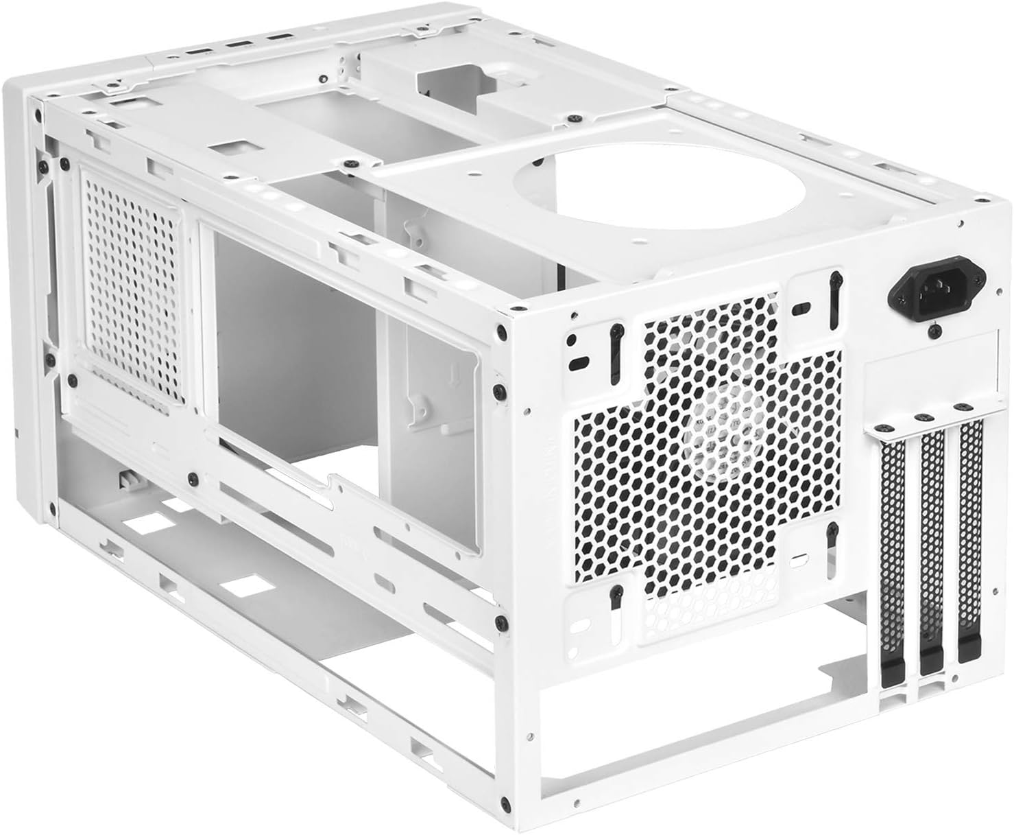 Silverstone Technology SUGO 14, SG14, Black, Mini-ITX Cube Chassis, Supports 3 Slot Full Length GPUs/ATX PSU / 240mm AIO, 4 Removable Panels