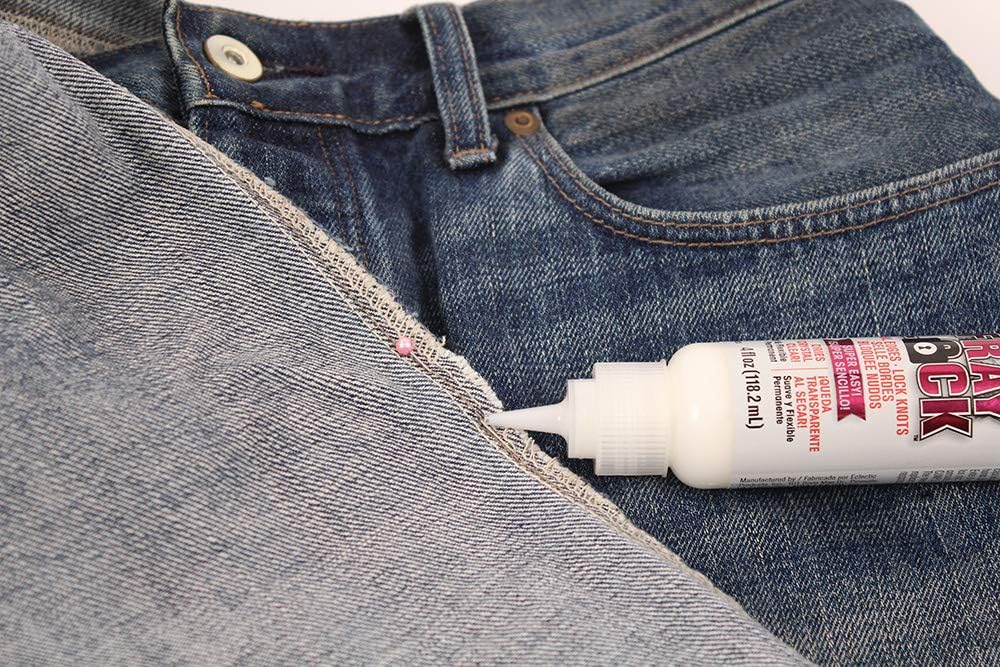 E6000 565200 Fray Lock Adhesive - 2 fl oz Hang Bottle