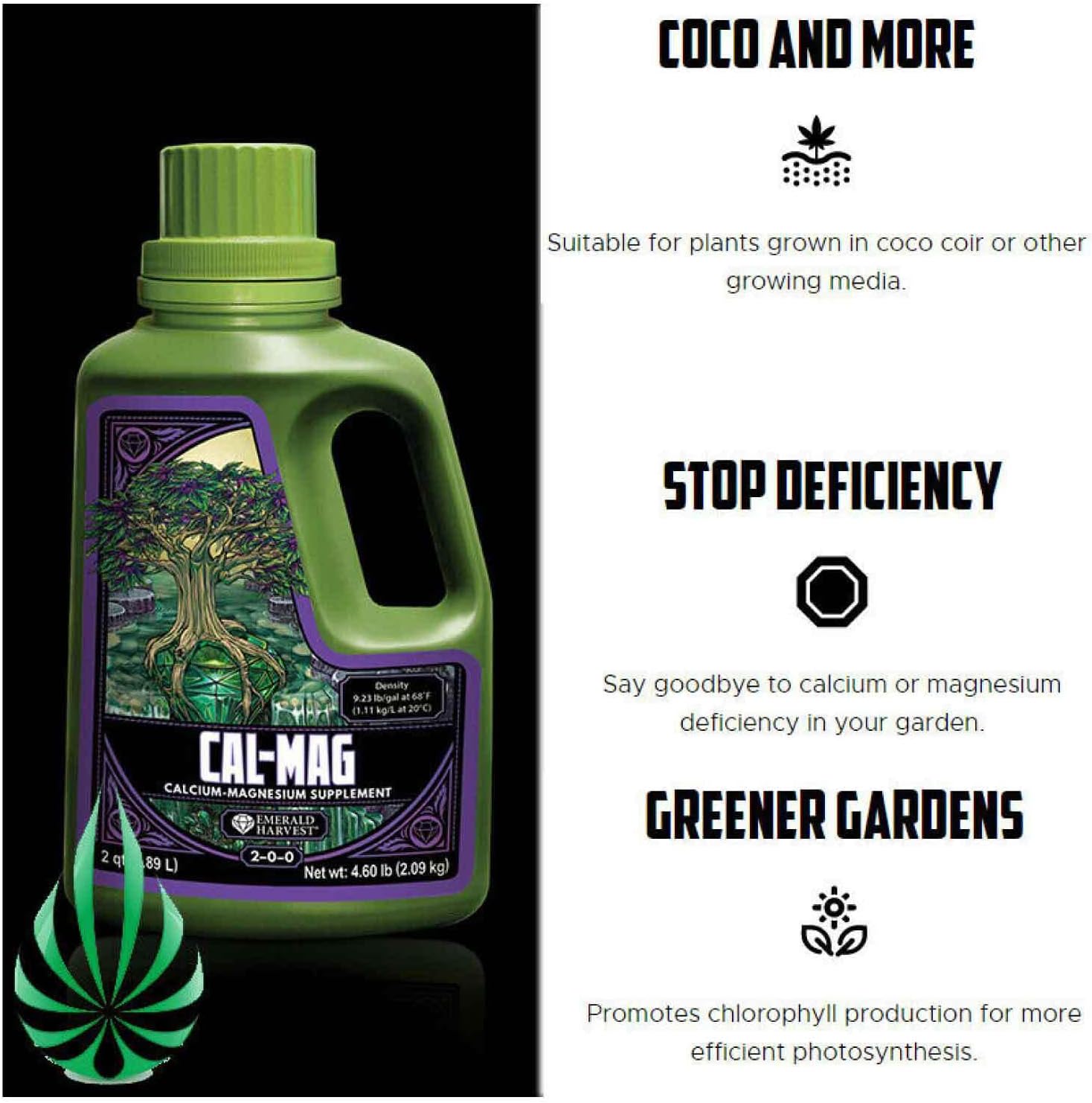 Emerald Harvest 723950 Cal-Mag Calcium-Magnesium Supplement, 0.95 L