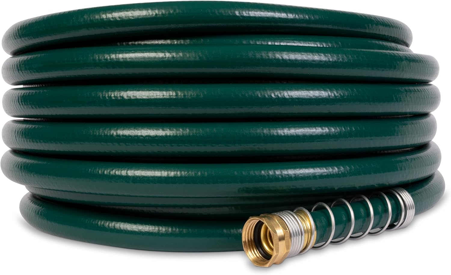 Gilmour 864751-1001 75ft Heavy Duty Flexogen Garden Hose, 5/8" Diameter | Heavy Duty Build, 500 PSI, Kink-Resistant Layers, Brass Fittings, All-Weather Durability, Made in USA