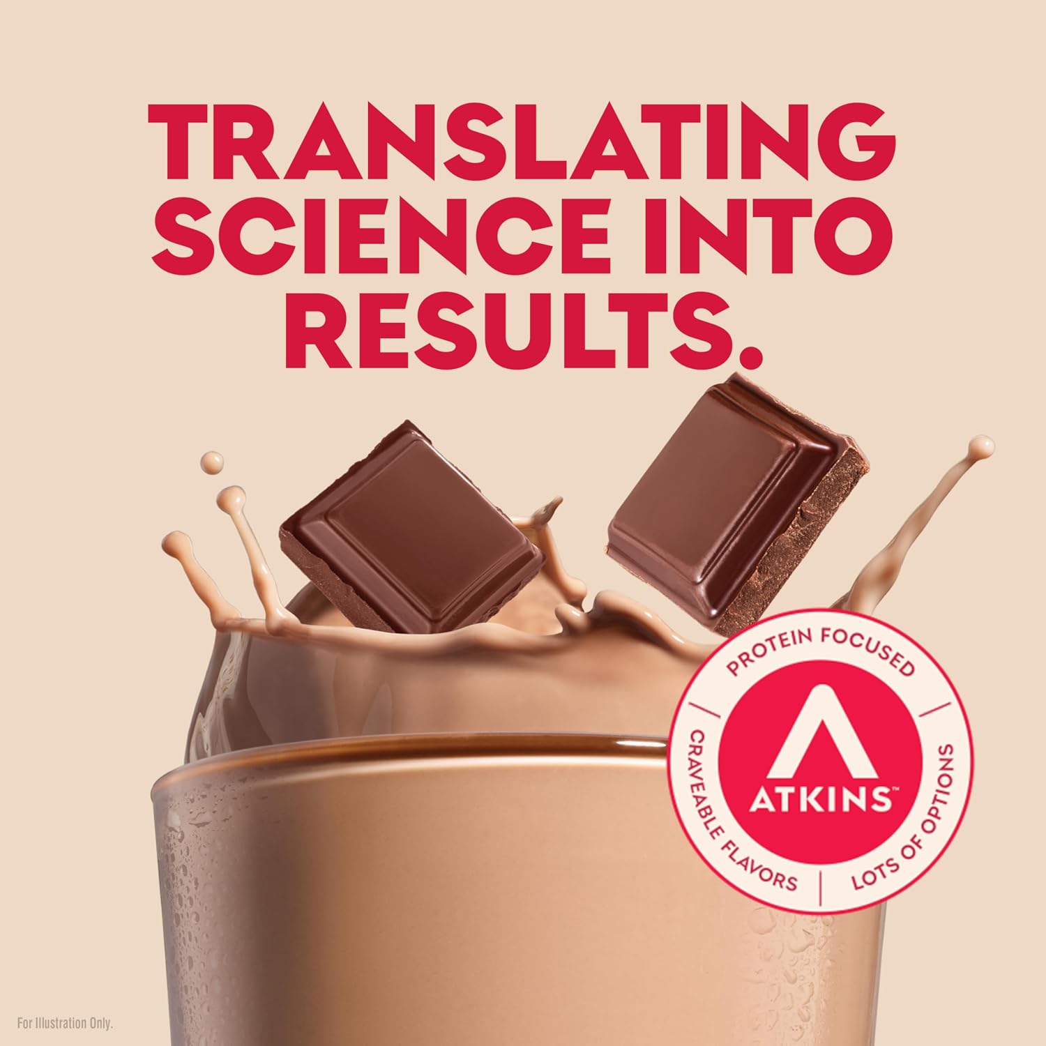 Atkins Milk Chocolate Delight High Protein Shake, 15g Protein, 12 Count | 15g Protein, 3g Fiber, 2g Net Carb, 1g Sugar, Chocolate Flavored, Keto Friendly, Ready to Drink, 12 Count