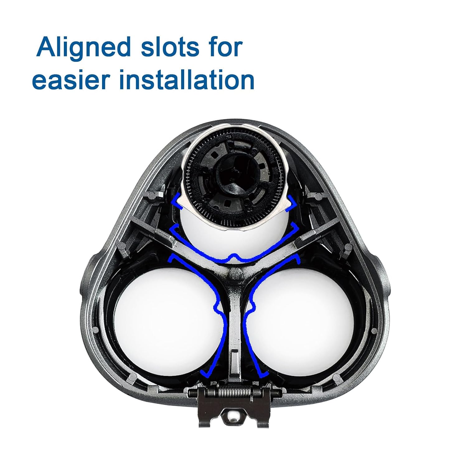 HQ8 Replacement Heads Compatible With Philips Norelco Aquatec Shaver