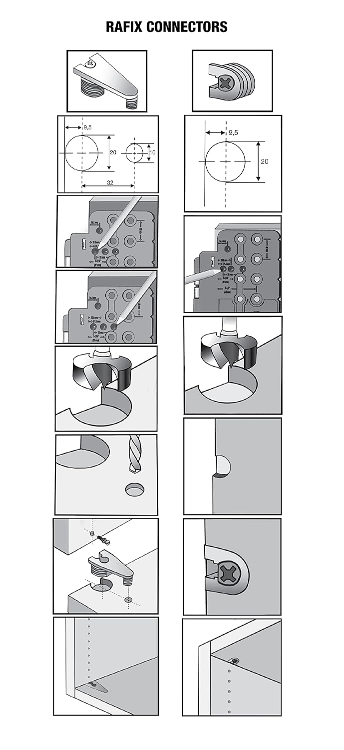 Milescraft 1316 CabinetMate - Shelf Pin Drilling Jig