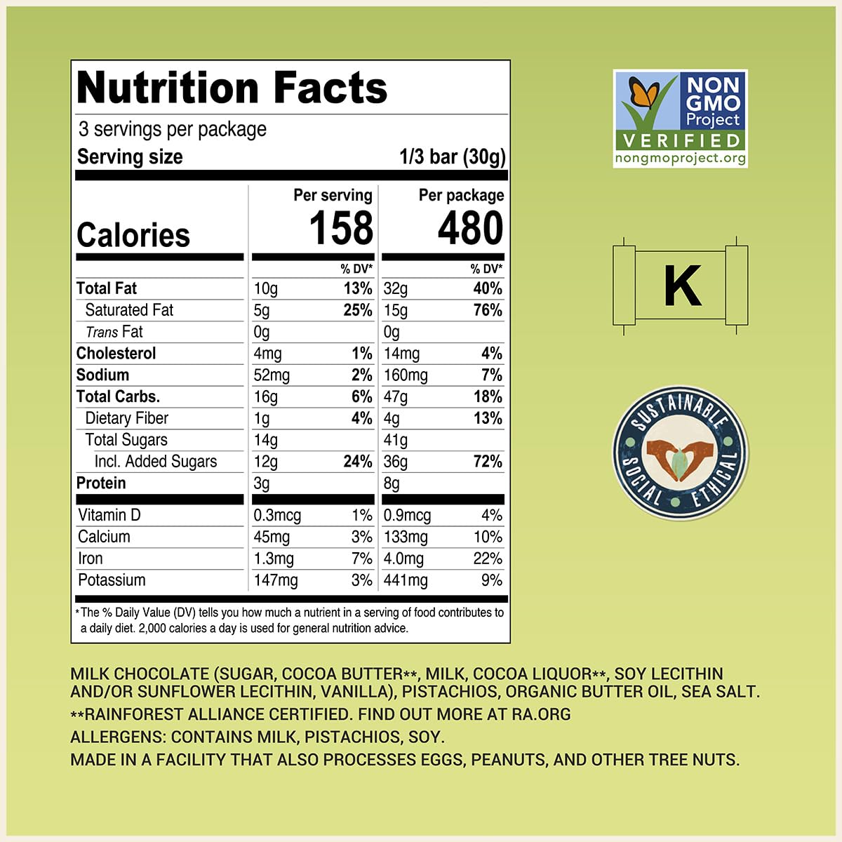 Chocolove Creamy Milk Chocolate Bars | 33% Cocoa | Crafted with Silky Premium Chocolate | Non-GMO, & Gluten-Free, 3.2 oz Bar (12 Pack)