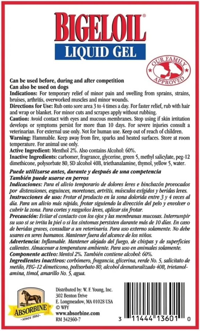 Bigeloil 14 Ounce Liquid Gel, 1-14oz Bottle