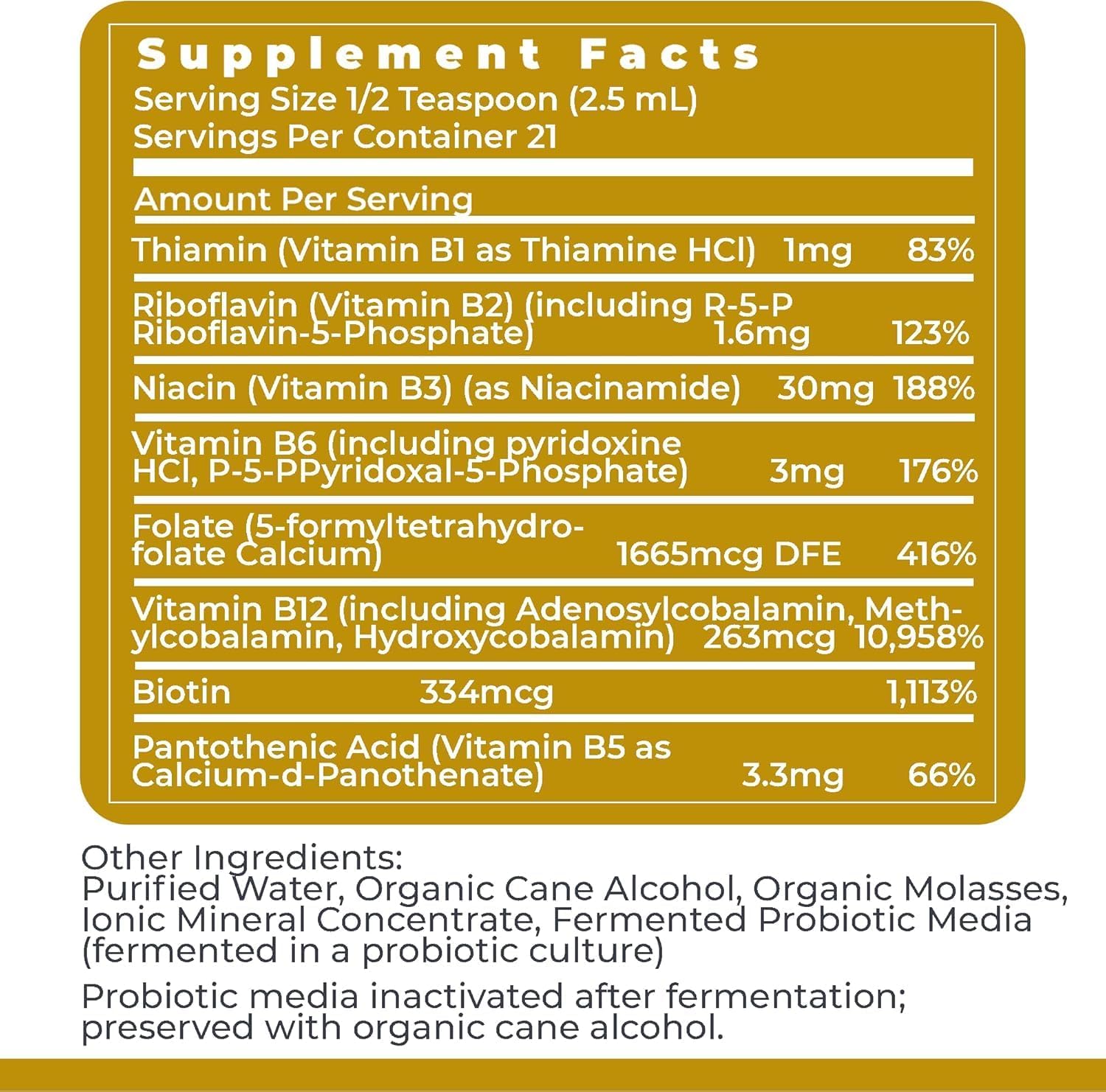 Premier Research Labs Max B-ND Liquid Vitamin - B-Complex for Liver & Brain Health, Liquid Drops for Energy, Immune & Adrenal Support for Men & Women