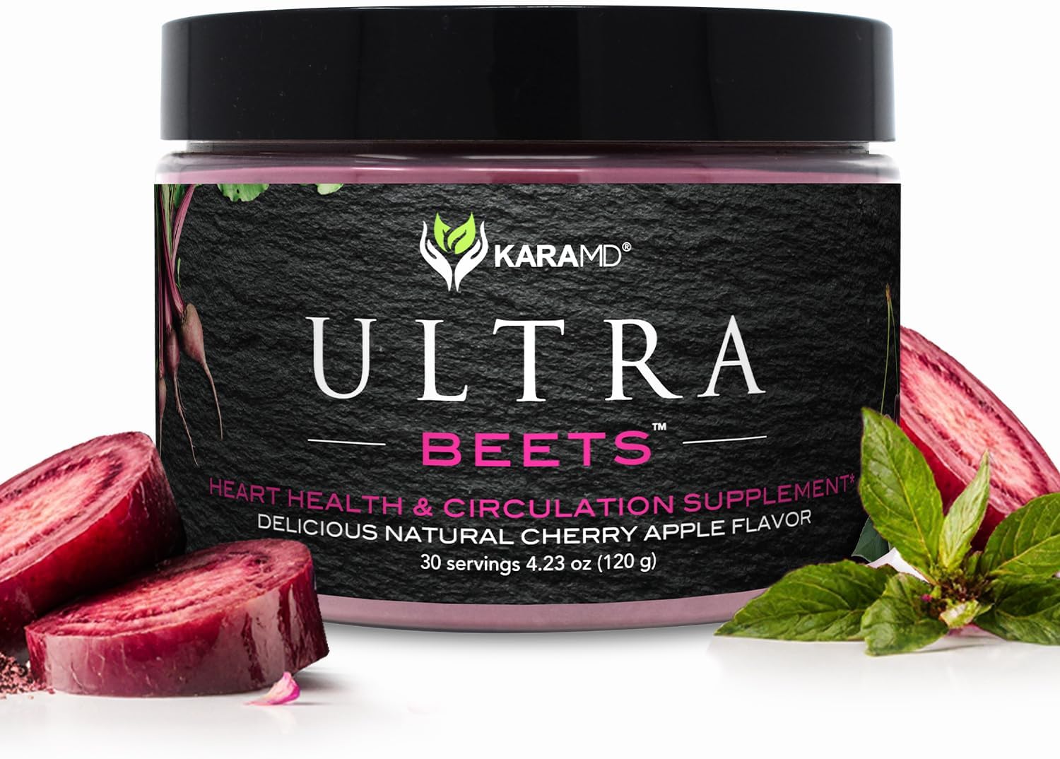 KaraMD UltraBeets, Pure Beetroot Powder Superfood Supplement