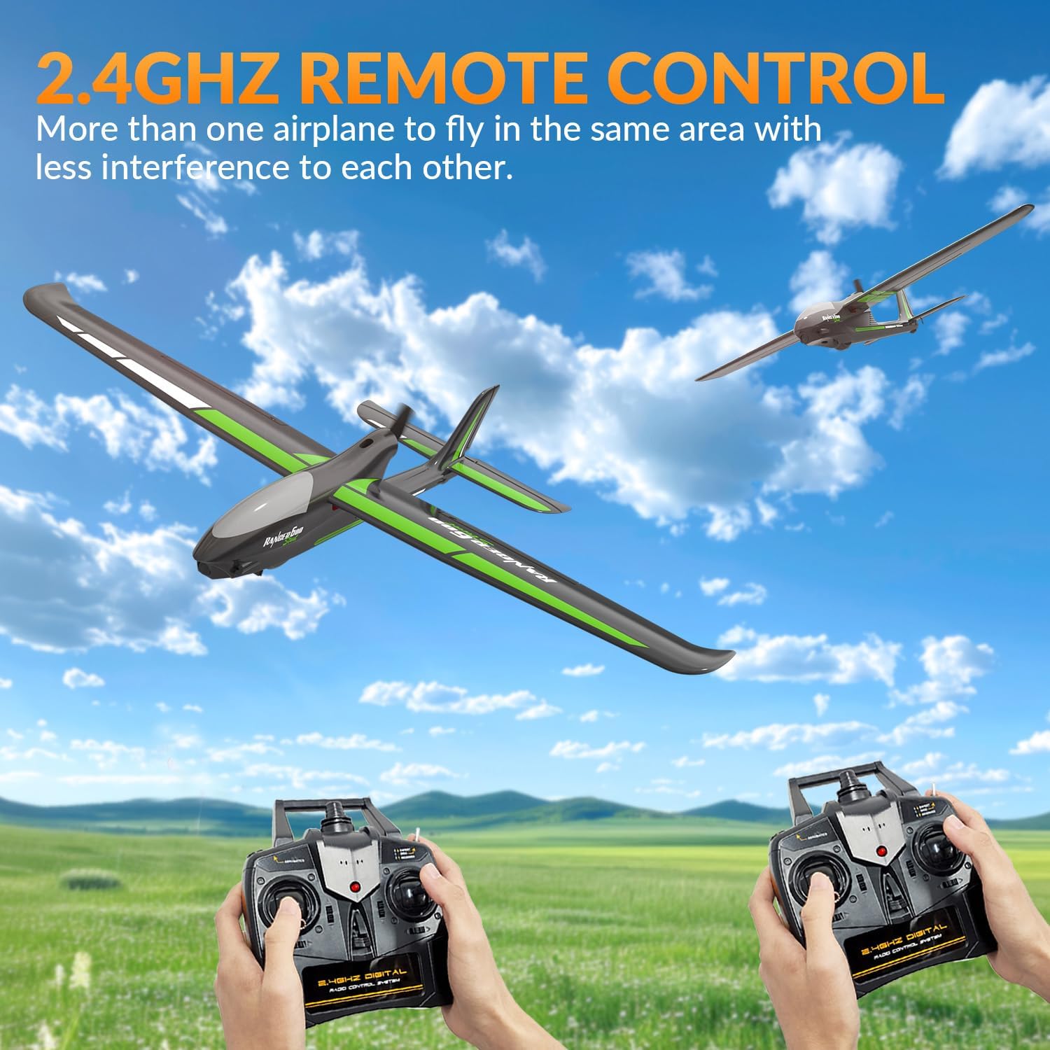 VOLANTEXRC New Version RC Plane, Remote Control Airplane for Adults, 4-Channel RC Plane with Durable Foam Construction, 3 Flight Modes, One-Key Stunts