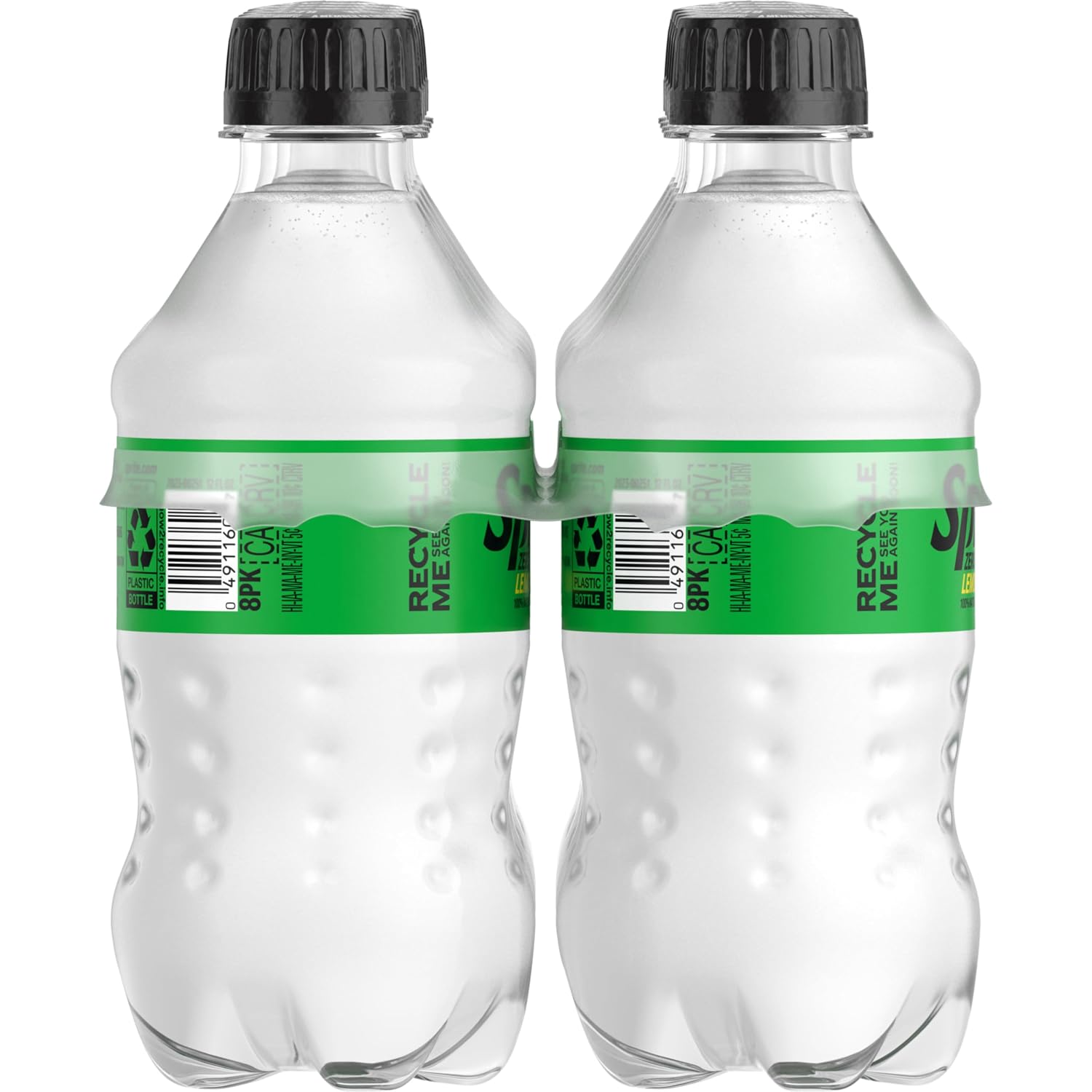 Sprite Zero Sugar Lemon-Lime Caffeine-Free Soda Bottles, 12 fl oz, 8 Pack | Naturally flavored soft drink, zero calories,