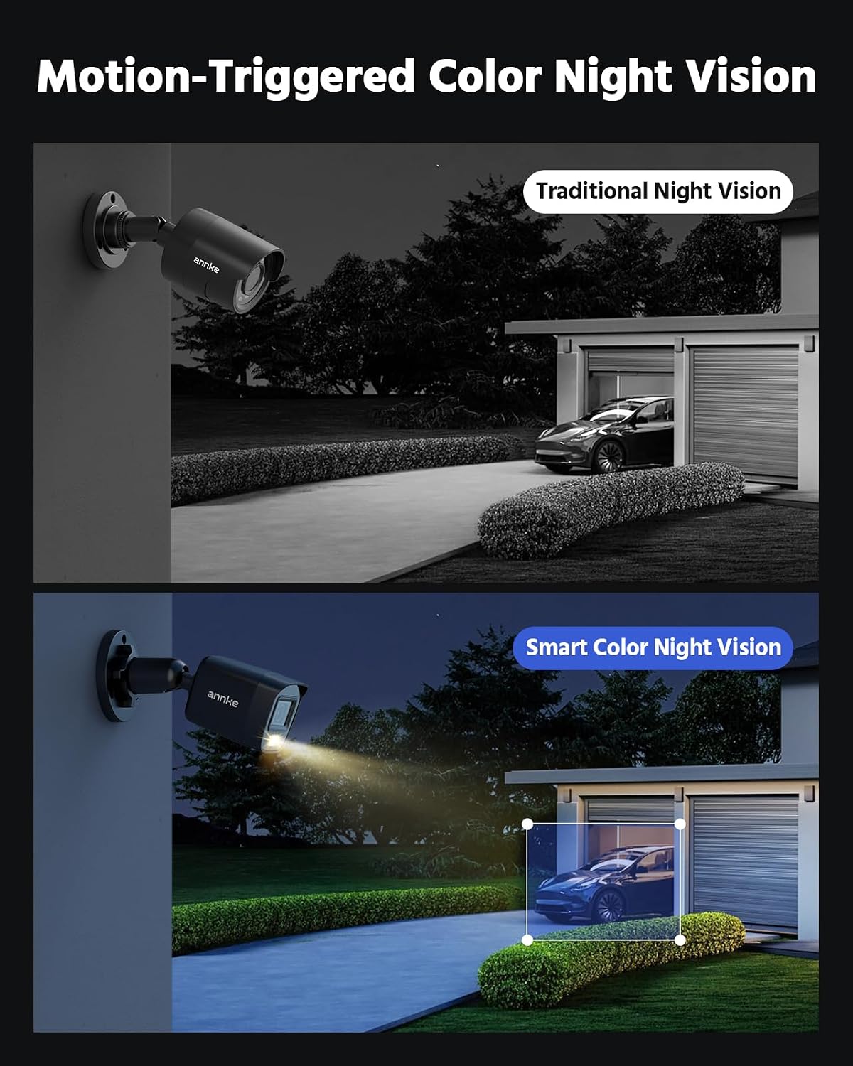 ANNKE 3K Lite Wired Security Camera System Outdoor, 8X 2MP Cameras, 1TB HDD | AI Human/Vehicle Detection