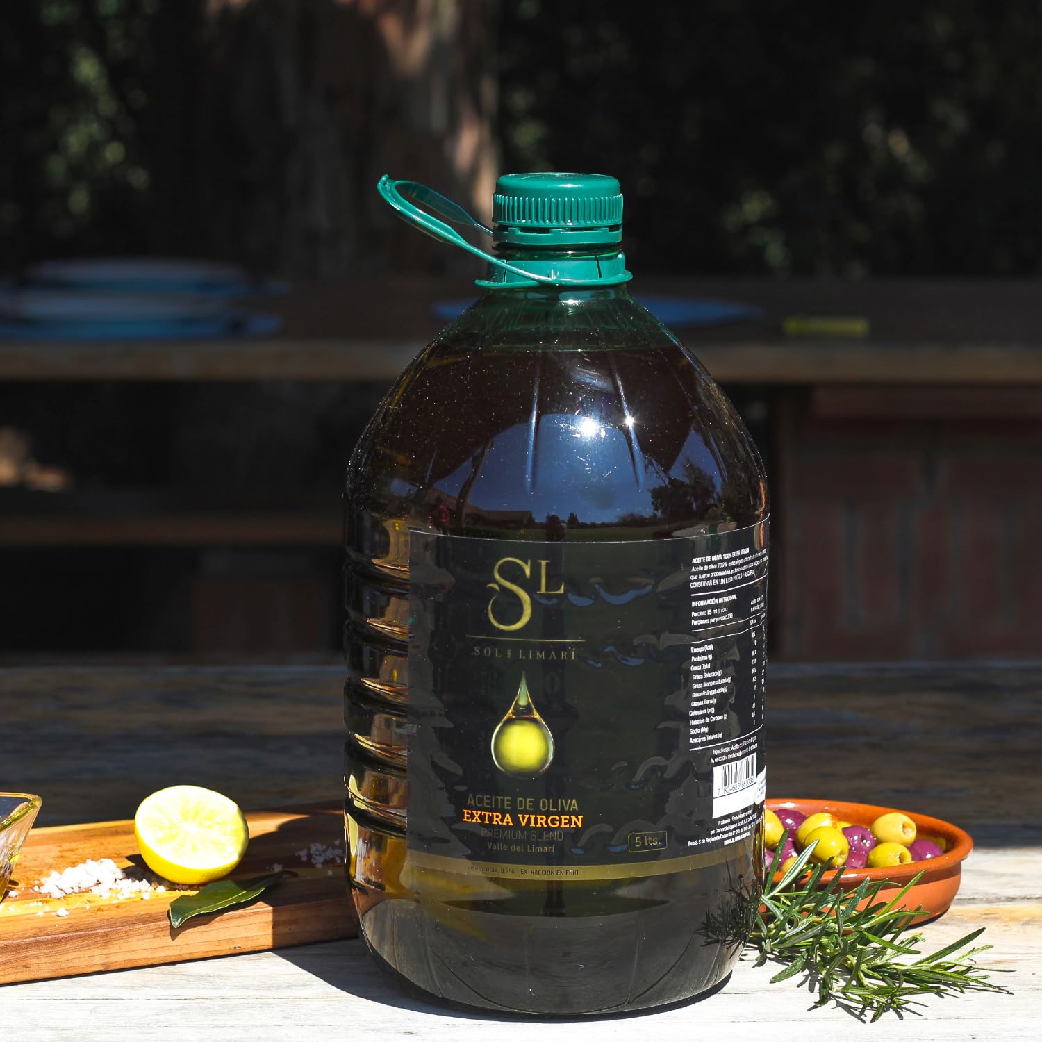 Sol del Limari - Extra Virgin Olive Oil with Polyphenol Rich - Premium Blend - First Cold Press - Aceite de Oliva Extra Virgen (16.9 Fl Oz)