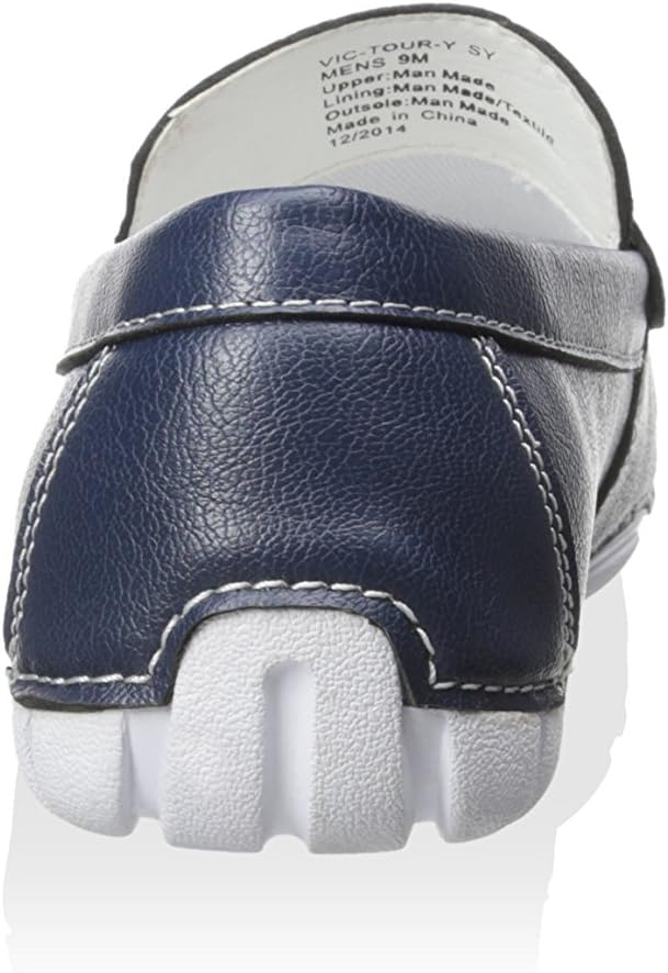 Kenneth Cole Reaction Men's Vic-Tour-Y Casual Slip-On, Blue, 8.5 M US