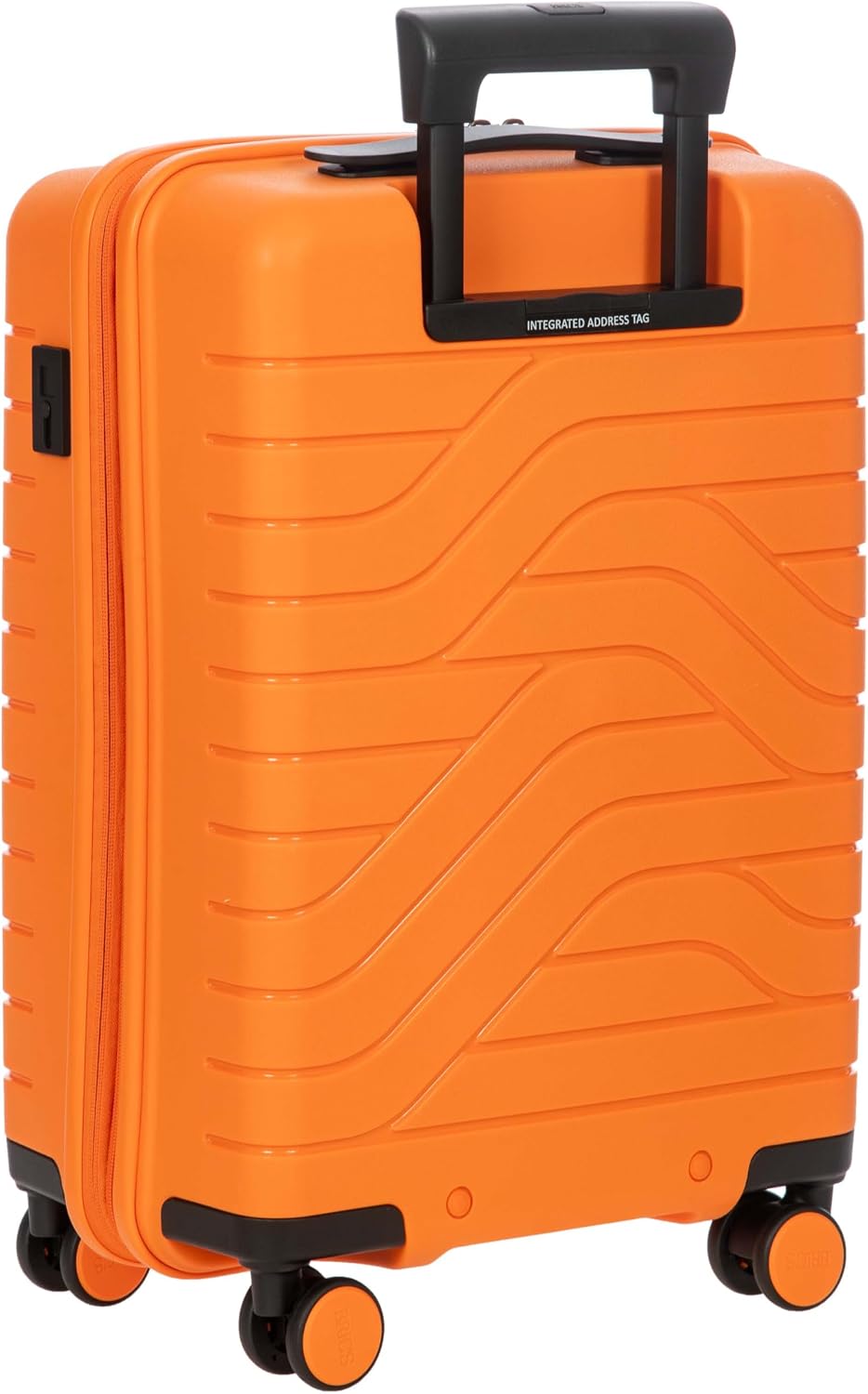 Bric's B|Y Ulisse Checked Luggage with Spinner Wheels – Expandable Lightweighted Hard Shell Suitcase, TSA Combination Lock - Removeable Wash Bag Included - 30 Inch, Mango