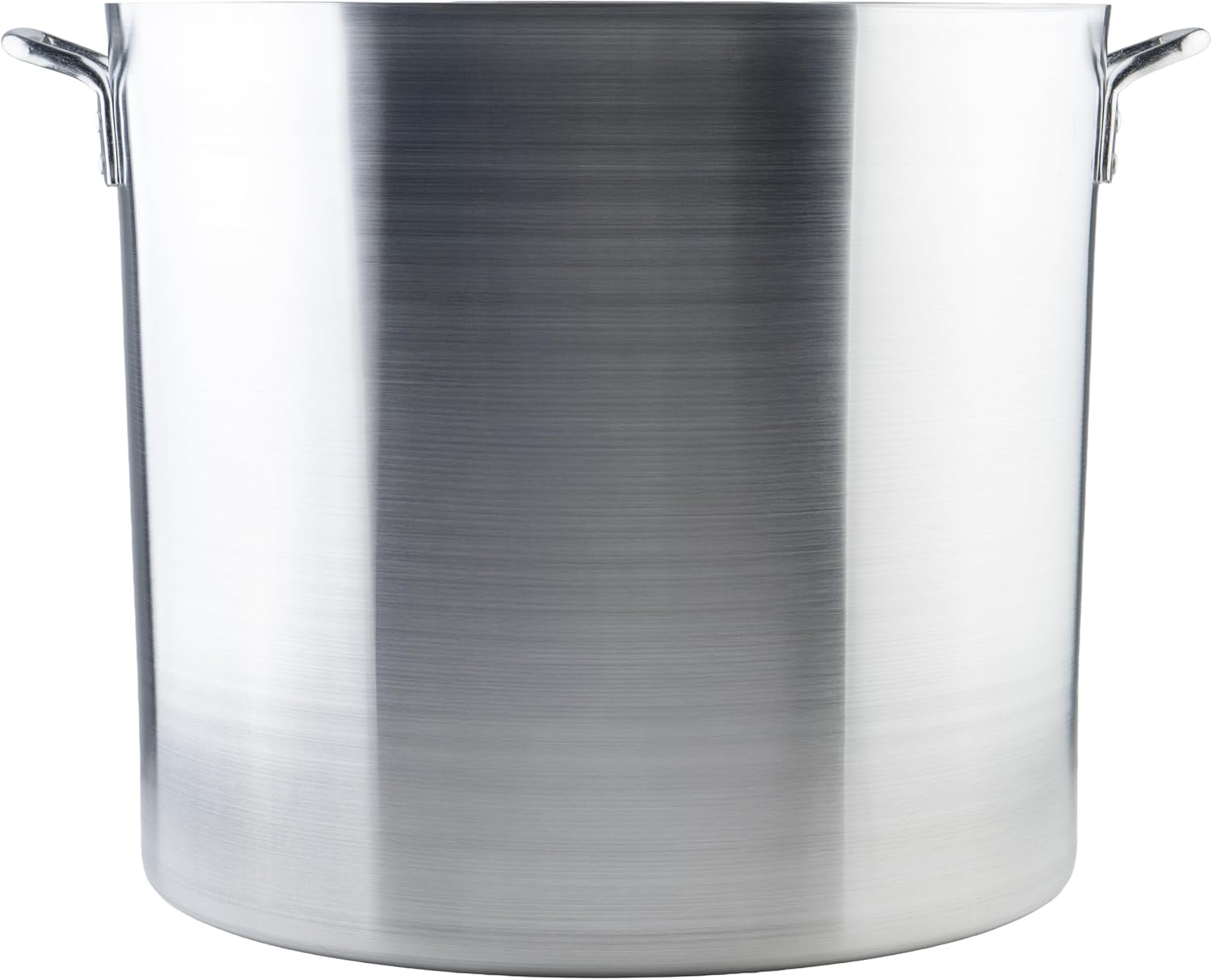 Winco 20 qt Aluminum Heavy-Duty Stock Pot | Thick walls, Riveted handles, Wide base, Great for Stocks, Soups, Pasta and Batch Cooking