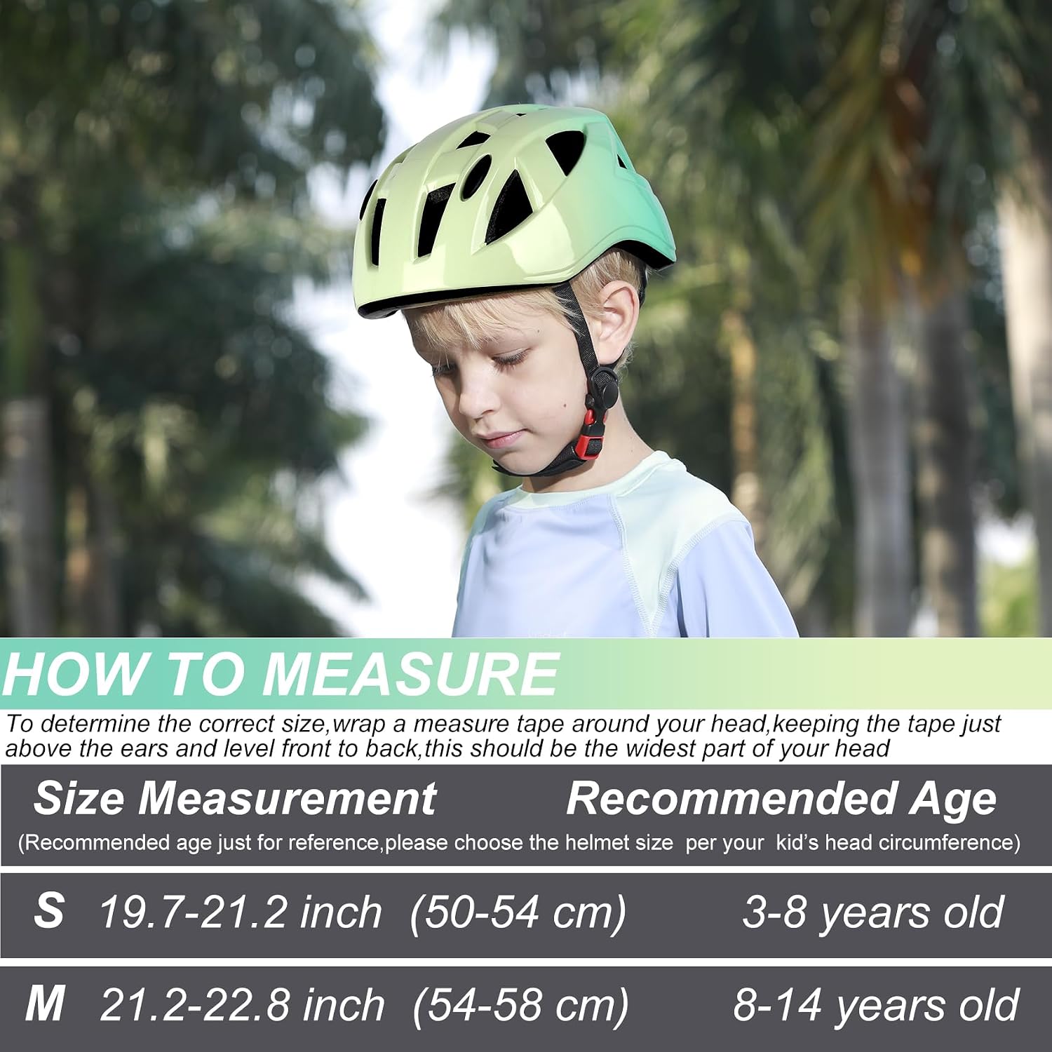 Kids Bike Helmet,2 Sizes for Youth Child Girls & Boys
