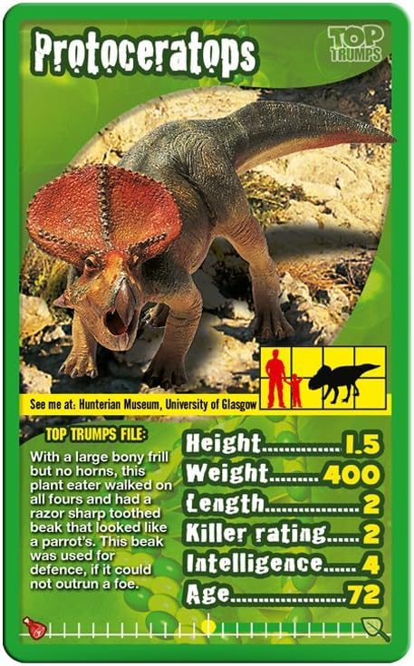 Top Trumps Dinosaurs Classics Card Game, Learn About The Tyrannosaurus Rex, Stegosaurus, Giganotsaurus in This Educational Pack