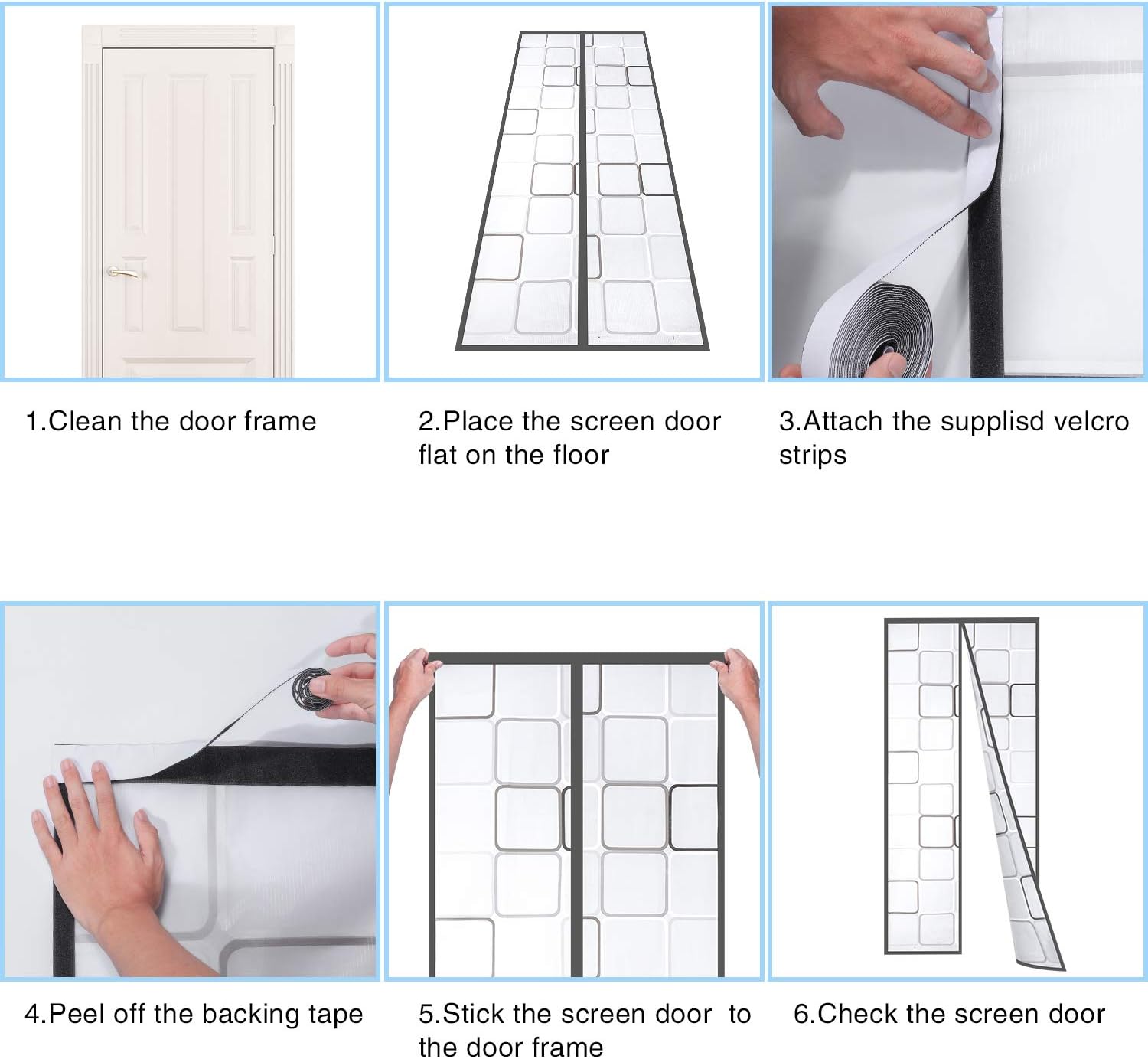 Insulated Door Curtain, Thermal Magnetic Self-Sealing EVA Door Screen Winter Stop Draft Keep Cold Out Door Cover for Kitchen, Bedroom