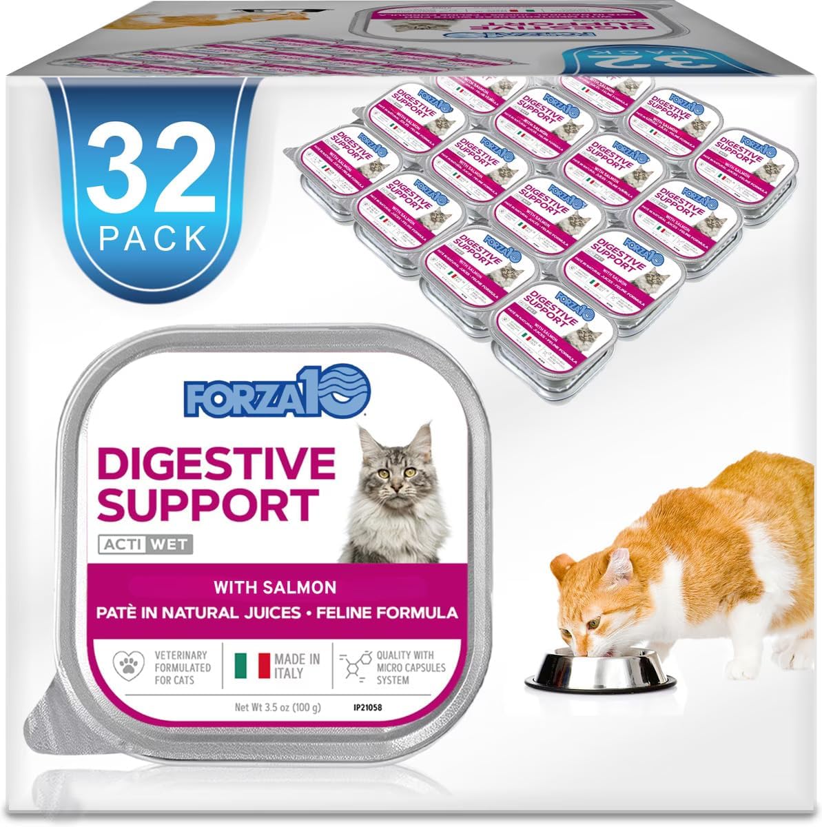 Forza10 Digestive Wet Cat Food for Adult Cats - 3.5 oz