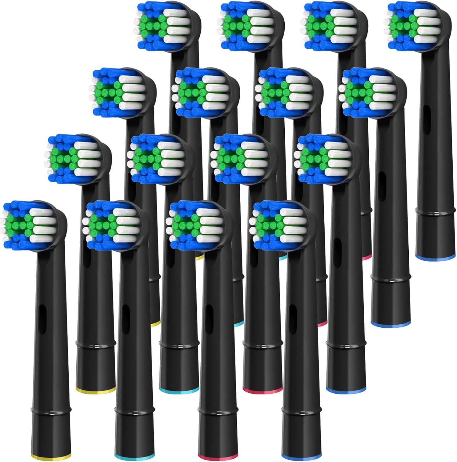 Electric Toothbrush Replacement Heads 16 Pack/Compatible Oral B Braun Replacement Brush Heads/Compatible Oral B Replacement Brush Heads