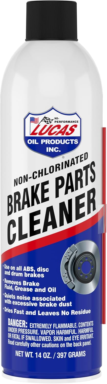 Lucas Oil 10906 Non-Chlorinated Brake Parts Cleaner - 14 Ounce