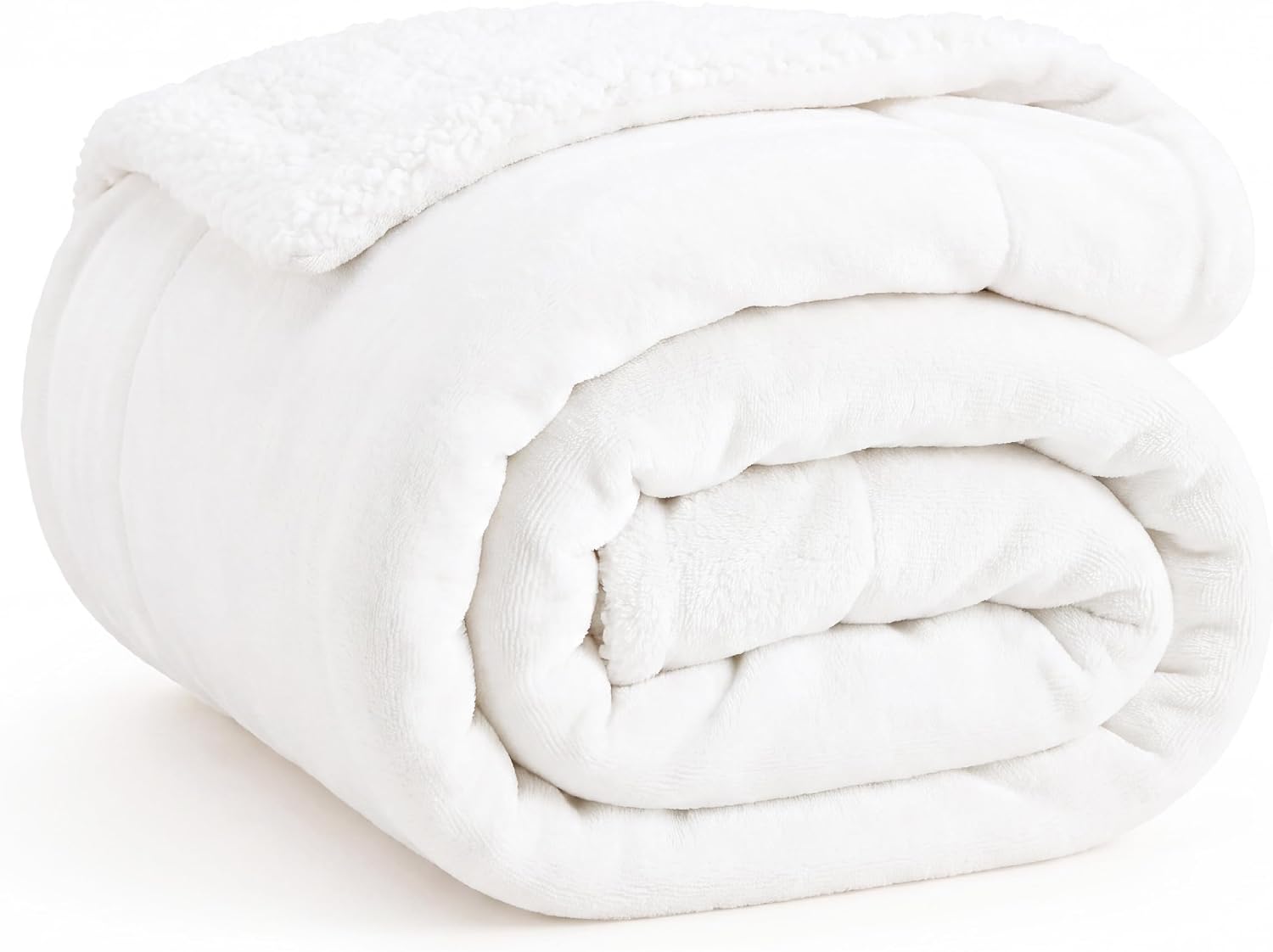 Bedsure GentleSoft Sherpa Fleece Throw Blanket for Couch, Non-Heated, Thick & Warm Cozy Blanket for Winter Fall, Soft Fuzzy Plush Throw Gifts for Women and Men, Grey, 50x60 Inches