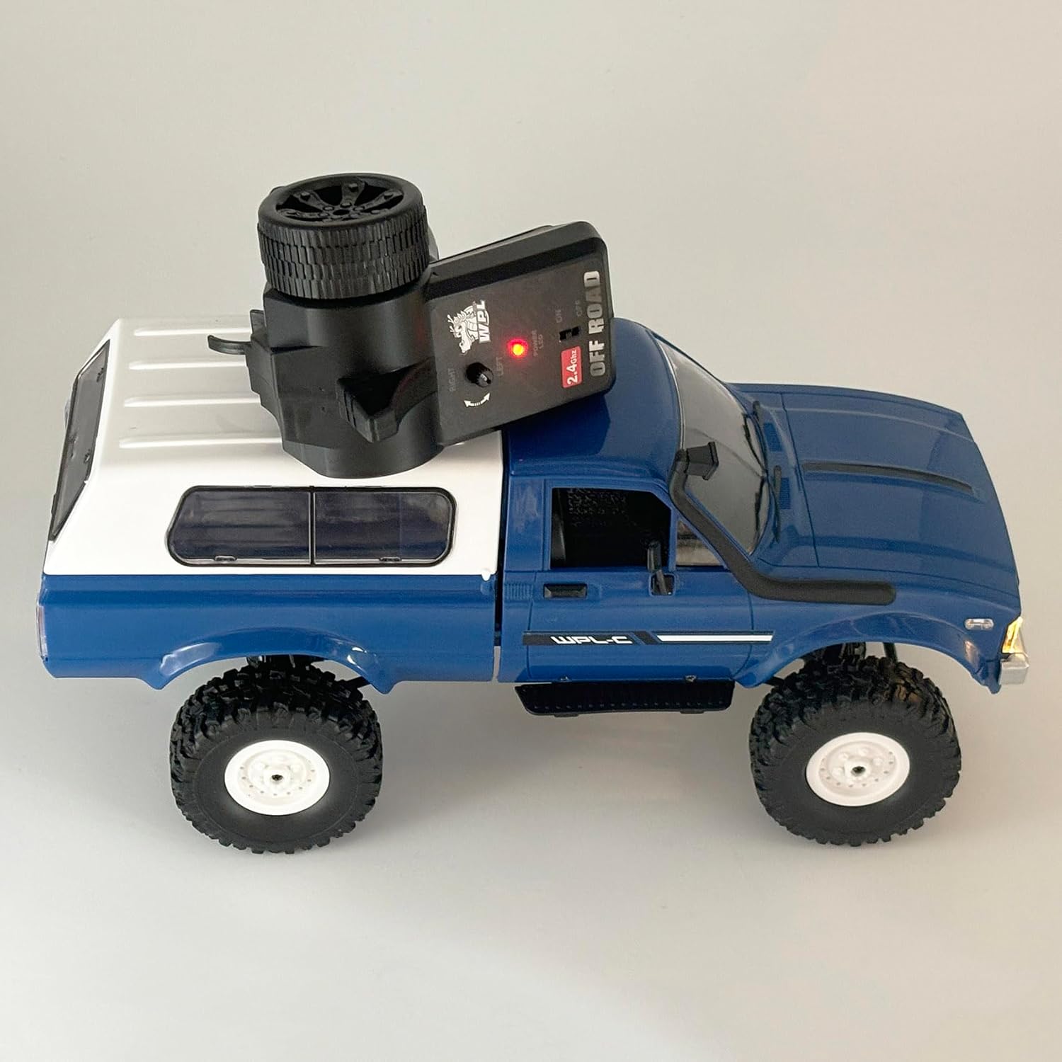 RC Crawler WPL C24 RC Rock Crawler RC Truck 4x4 1/16 Scale All Terrain | Remote Control Pickup Off Road RTR with 2.4 GHz Proportional Throttle