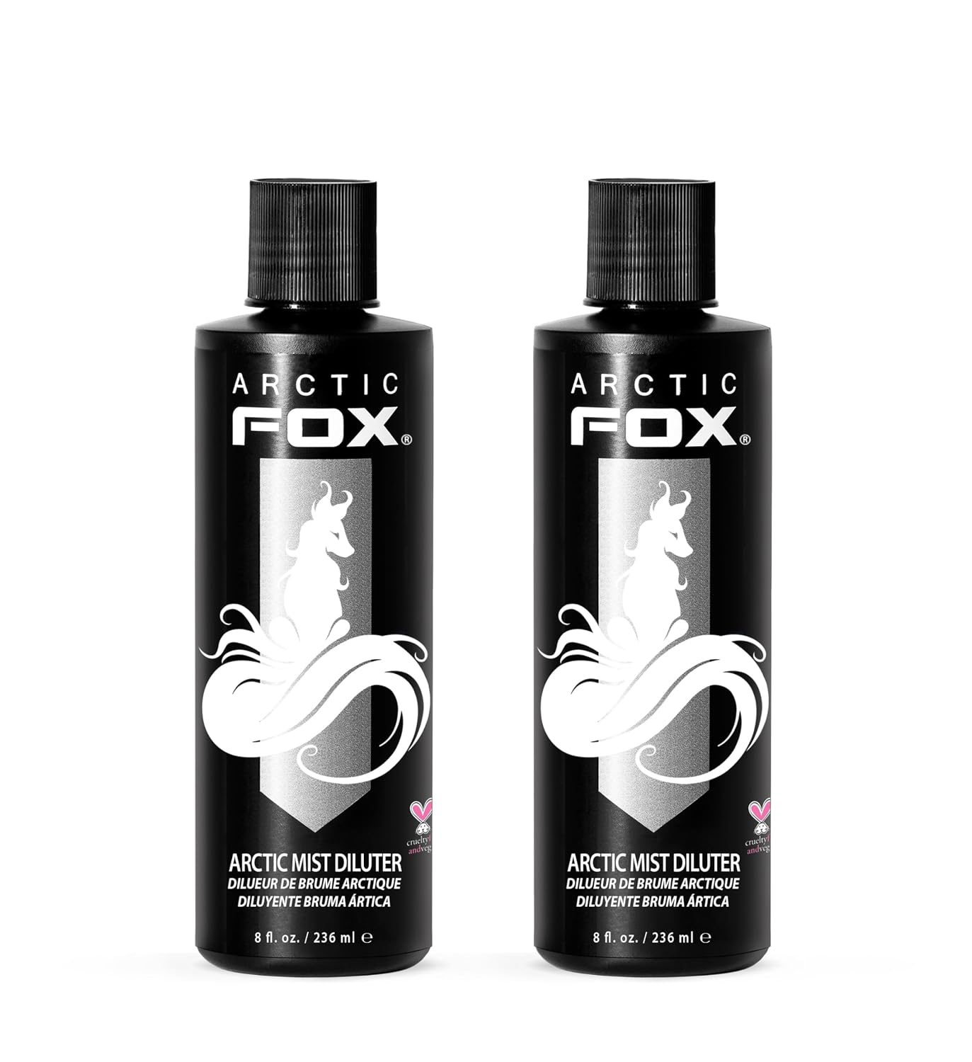ARCTIC FOX Virgin Pink Semi-Permanent Hair Color - Vegan - 4 fl oz | Vivid and Vibrant, Cruelty Free, Ammonia Free, Peroxide Free, , Cream Formula