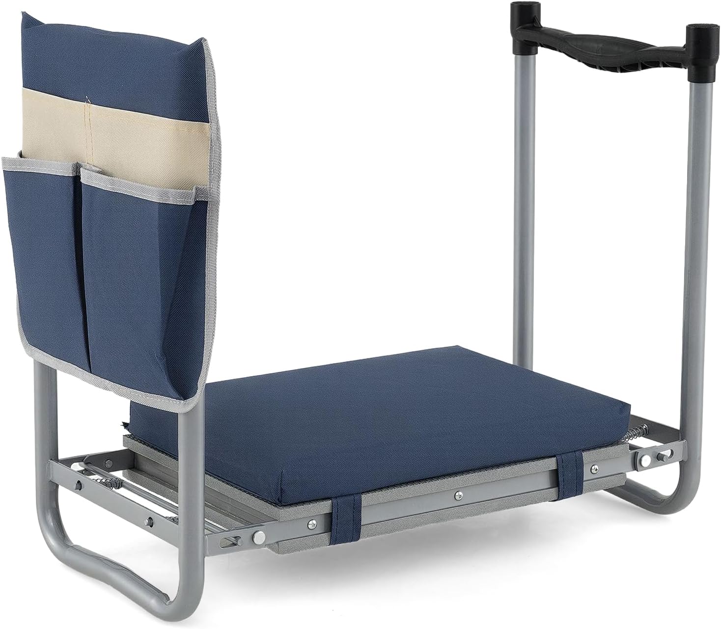 Goplus Garden Kneeler and Seat, Foldable Garden Bench for Kneeling & Sitting, Widened 8" EVA Soft Foam Pad