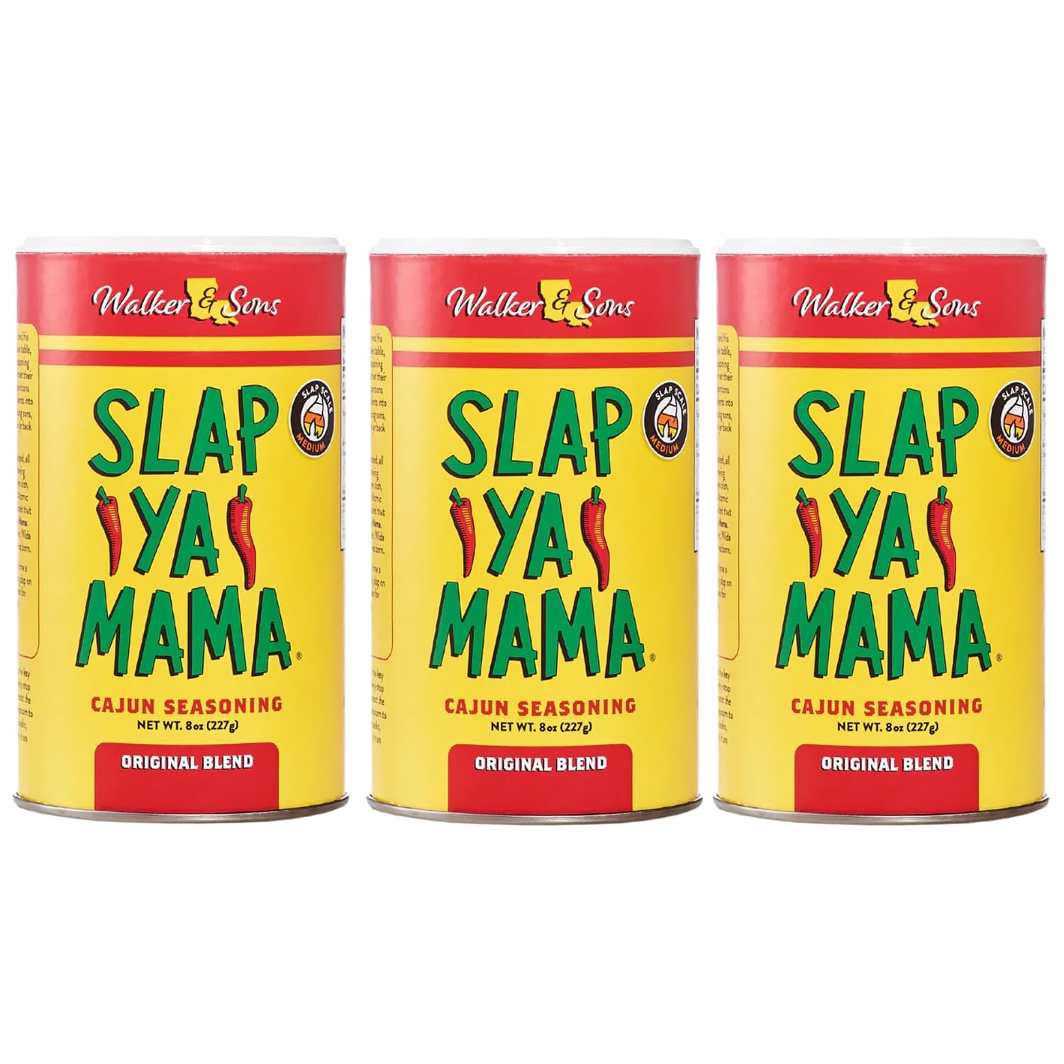 Slap Ya Mama Cajun Seafood Boil, 1 lb - Pack of 3 | 3 1 lb bags of Cajun seafood boil seasoning for crawfish, shrimp, crab, corn, potatoes, and sausage.