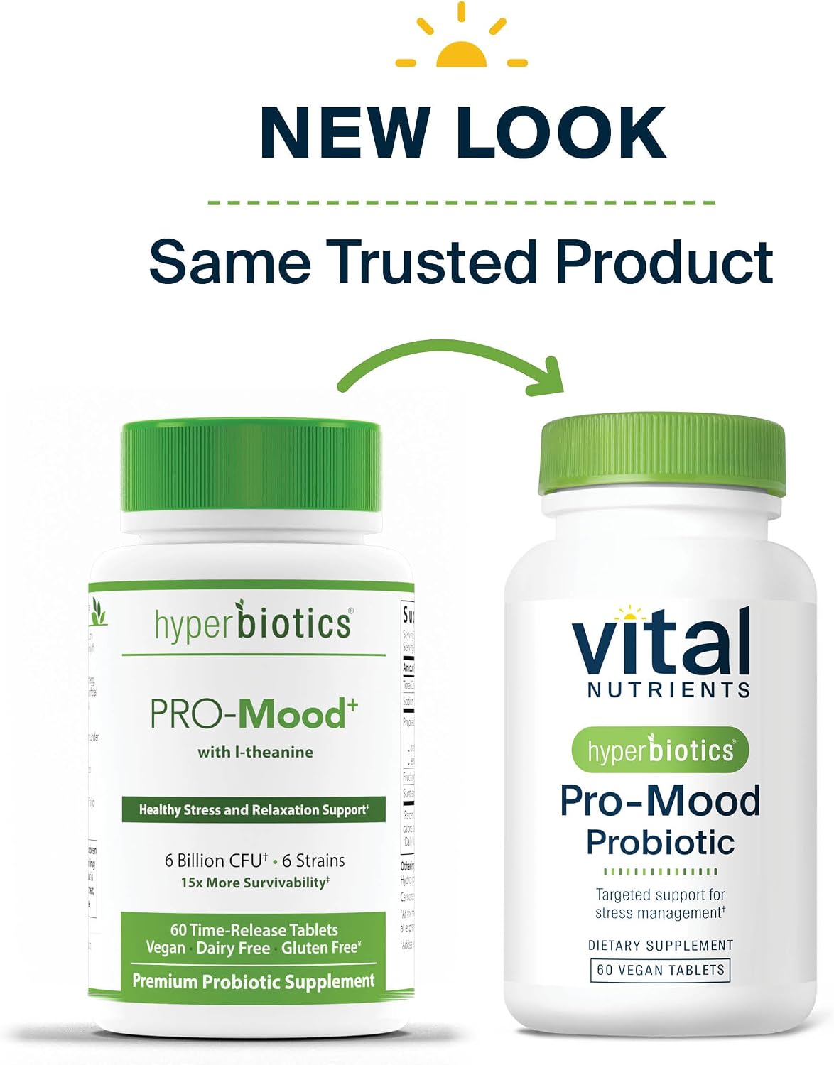Vital Nutrients Pro-Mood Probiotic, 60 Vegan Tablets