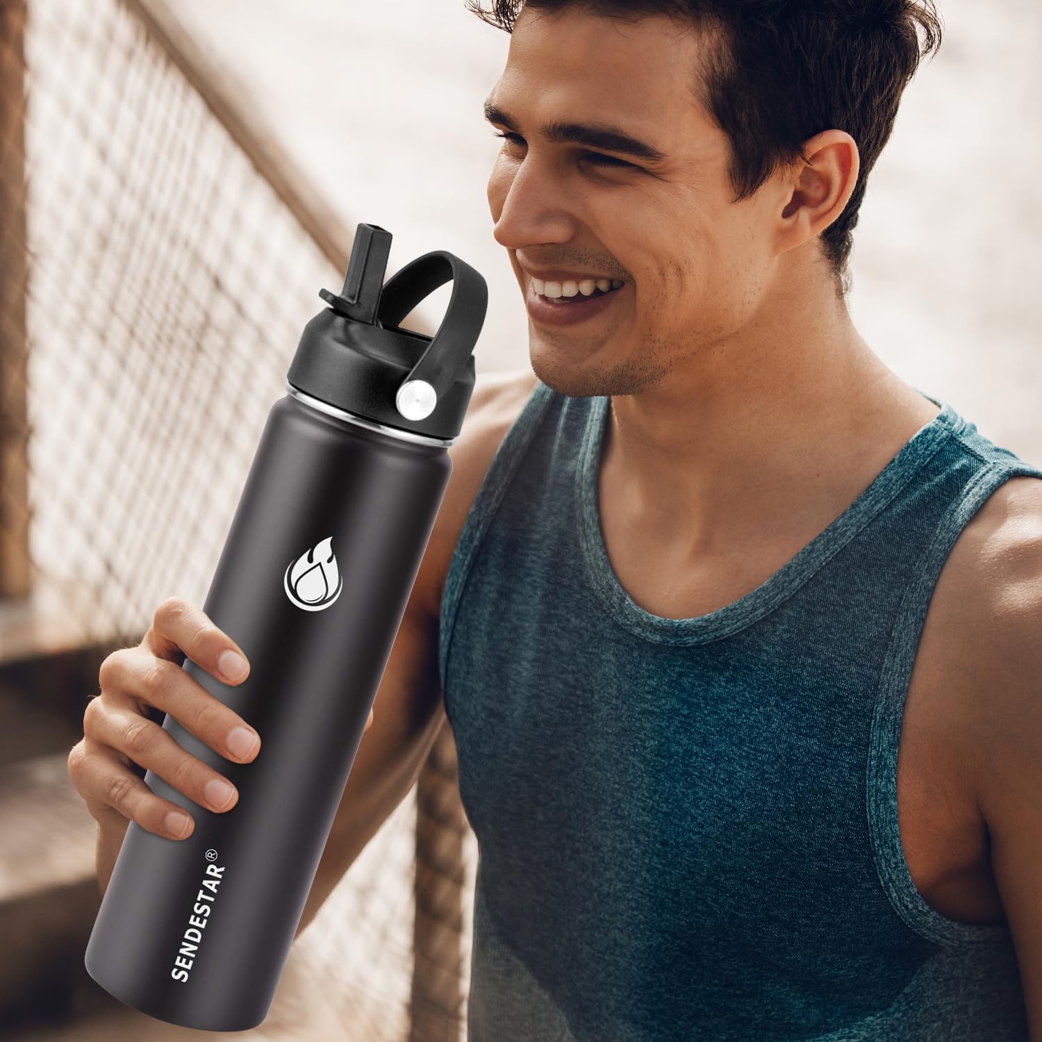 SENDESTAR Insulated Water Bottle 24 oz