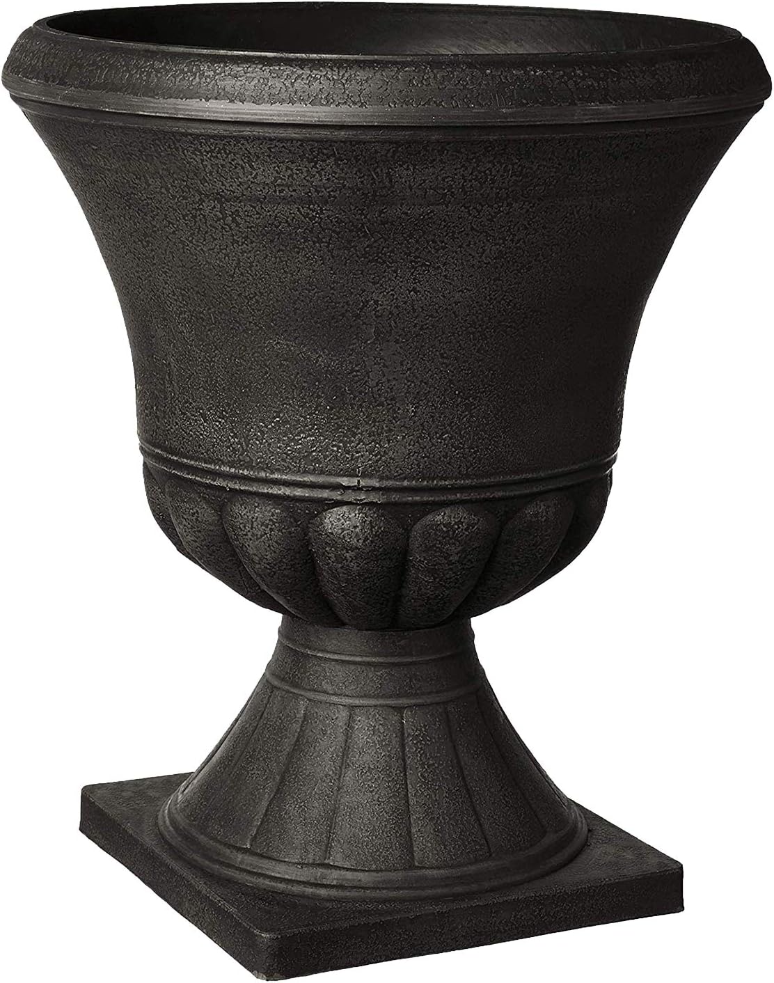 PSW HU40BK Bristol Urn Planter, 16 by 18-Inch, Black