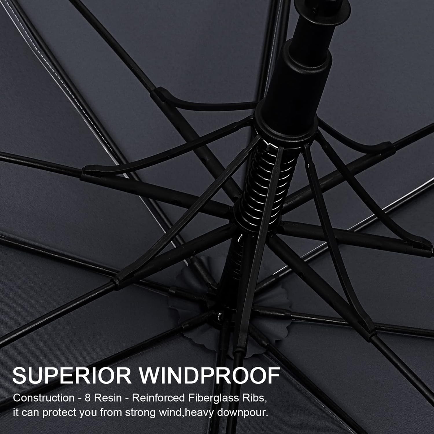 G4Free UV Golf Beach Umbrella 68”Auto Open Extra Large Sun Shade Umbrellas